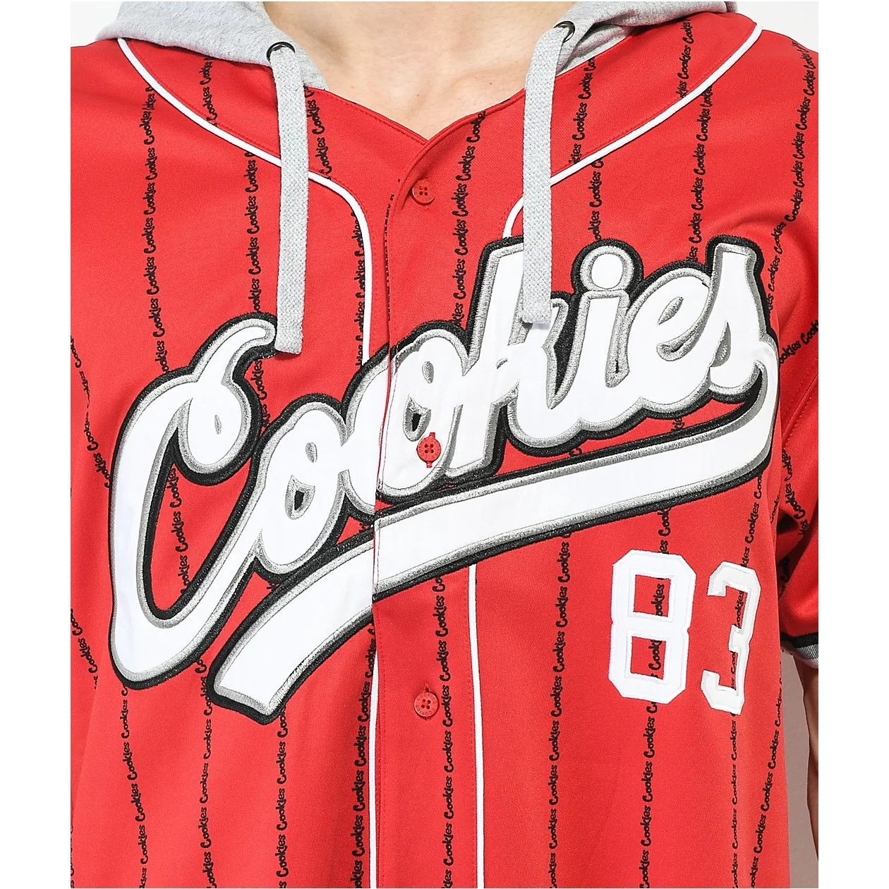Cookies Cookies SF Clothing Embroidered Hooded Baseball Jersey Shirt Size US M / EU 48-50 / 2 - 9 Thumbnail