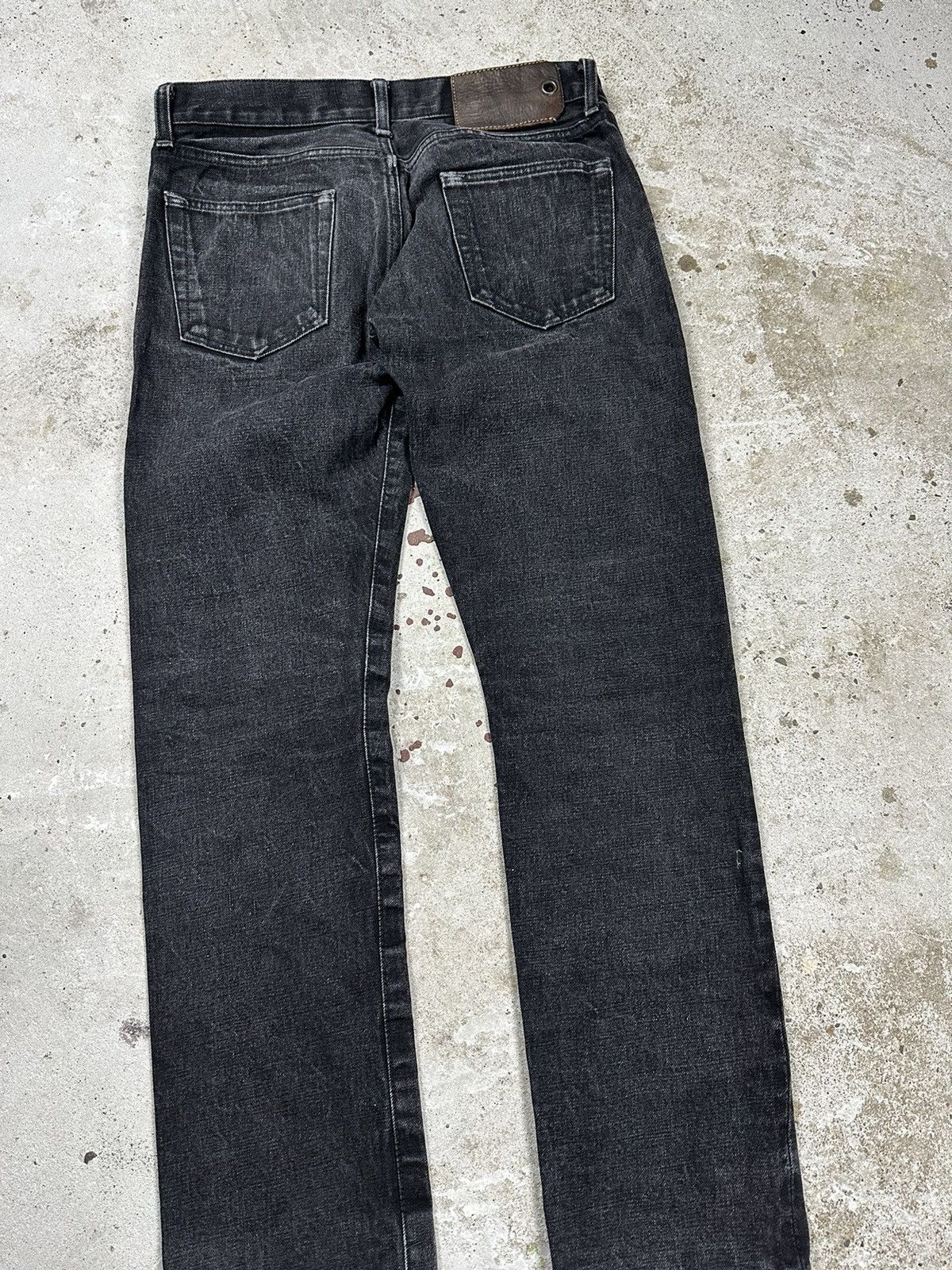 Schaeffers Garment Hotel Schaeffer’s Garment Hotel Black Washed Selvedge Denim Pants Size US 30 / EU 46 - 12 Thumbnail