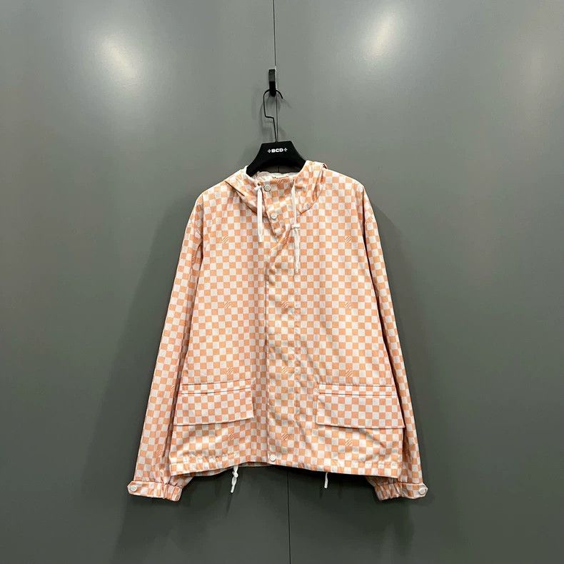 Louis Vuitton Louis Vuitton Checkerboard printed zippered jacket 2501-Nex Size US L / EU 52-54 / 3 - 1 Thumbnail