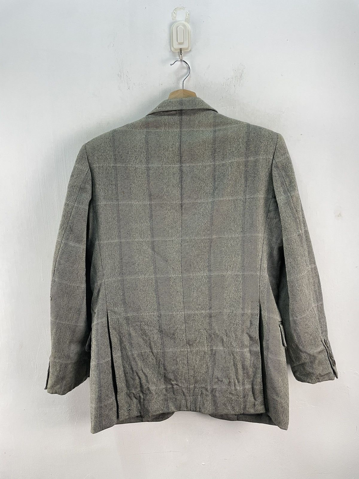 Burberry × Vintage Vintage burberrys blazer jacket coat checkered Size 38R - 7 Thumbnail