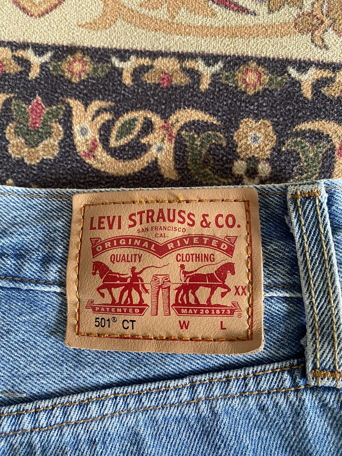 Levi's × Levi's Vintage Clothing Levi’s CT 501 Distressed Denim Jeans Size US 28 / EU 44 - 13 Thumbnail