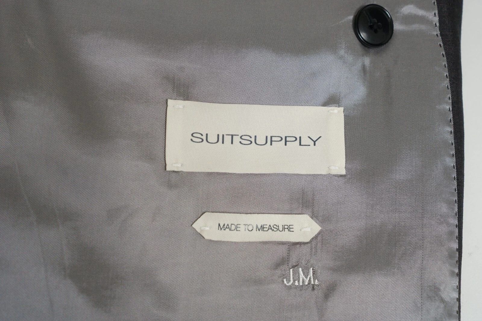 Suitsupply Men Suitsupply Blazer Peak Double Breasted Grey Lazio US50S Size 50S - 6 Thumbnail