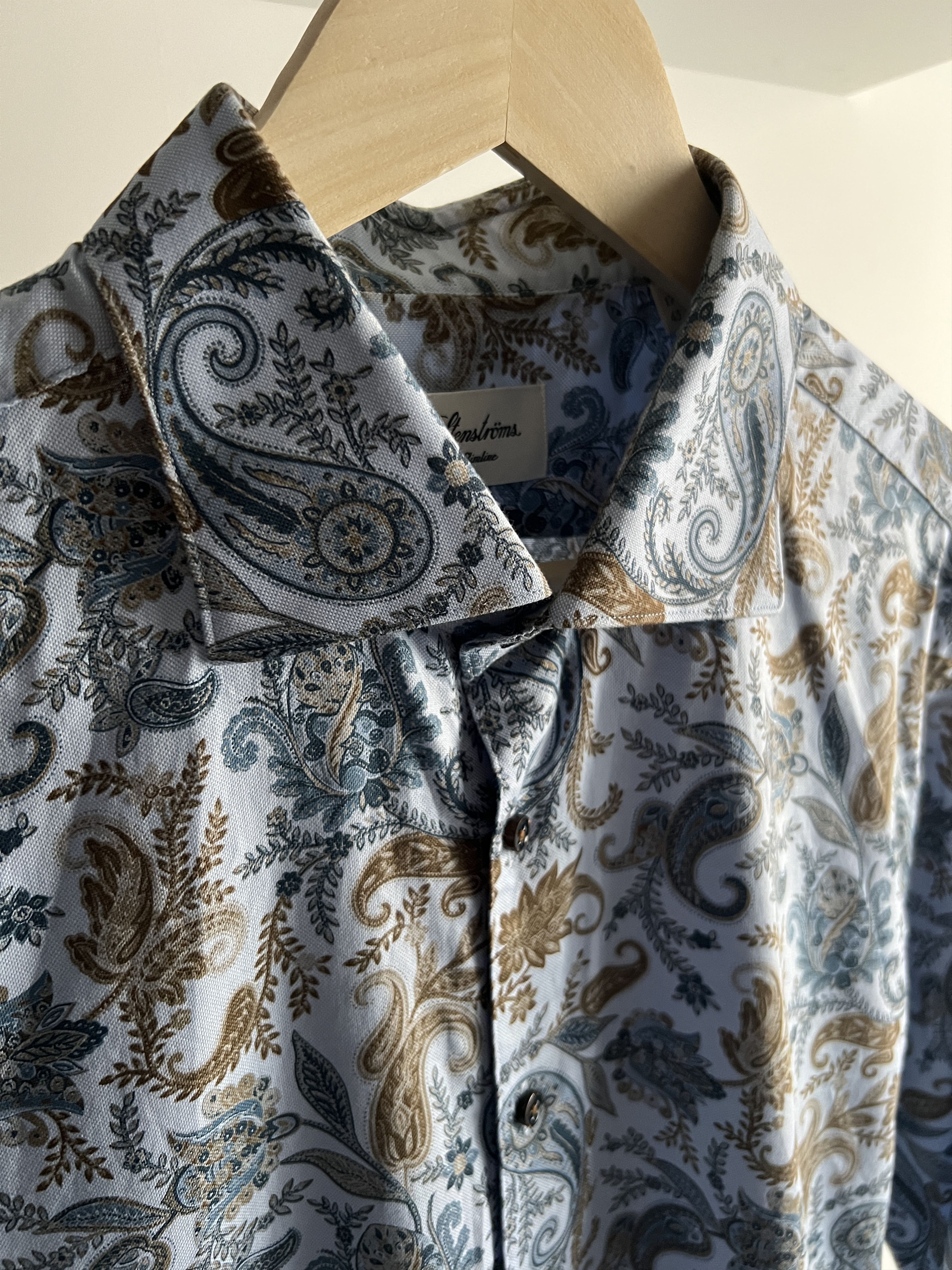 Designer × Strenstroms Vintage Stenstroms Baroque Shirt Full Print Goth Floral Size US L / EU 52-54 / 3 - 2 Thumbnail