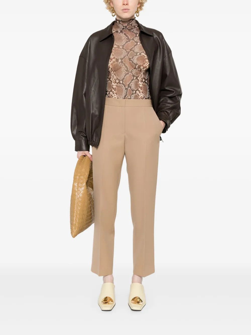Jil Sander o1y1025 Sweatpant in Sand Size 25" / US 0 / IT 36 - 4 Thumbnail