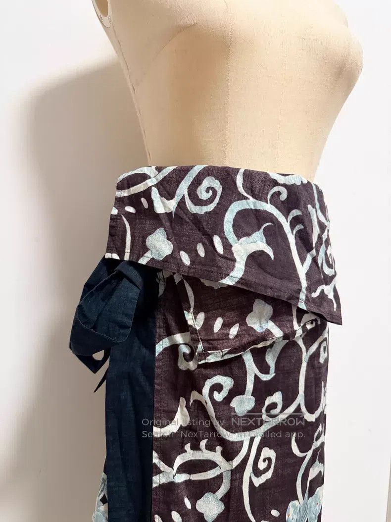 Dries Van Noten Dries Van Noten Wrap-around Midi Skirt Size 35" - 4 Thumbnail