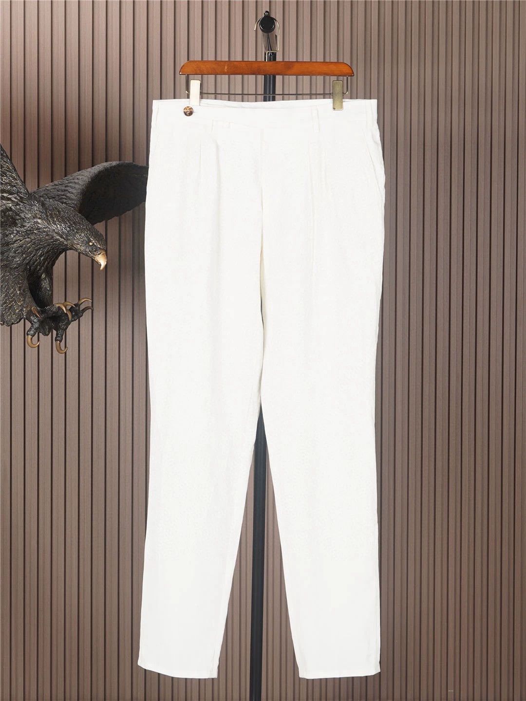 Brunello Cucinelli Brunello Cucinelli Men's Linen Trousers - dmc Size US 31 - 1 Thumbnail