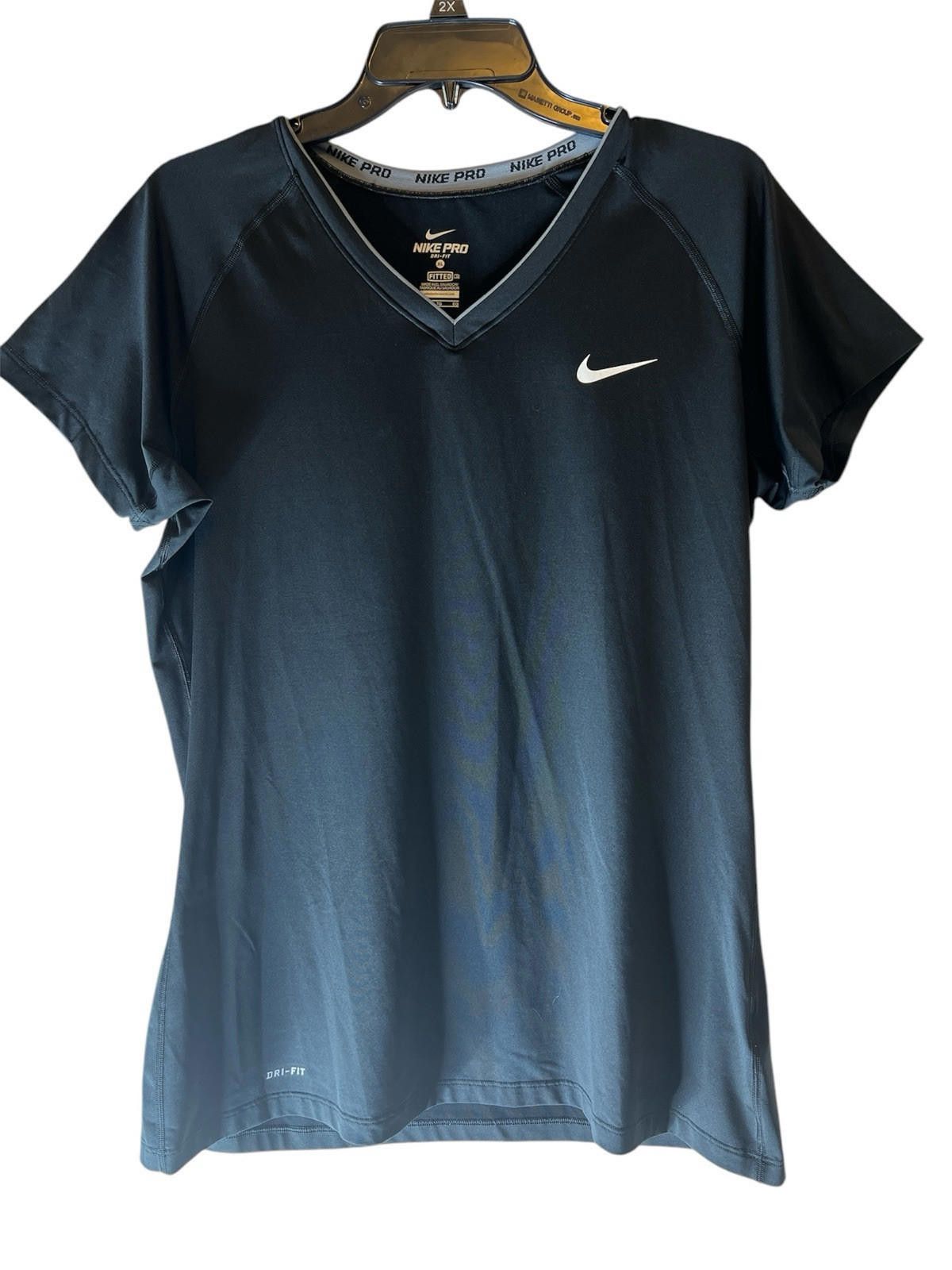 Nike Nike Pro Size Small XL Black Athletic DRI-FIT Short Sleeve Size XL / US 12-14 / IT 48-50 - 1 Thumbnail