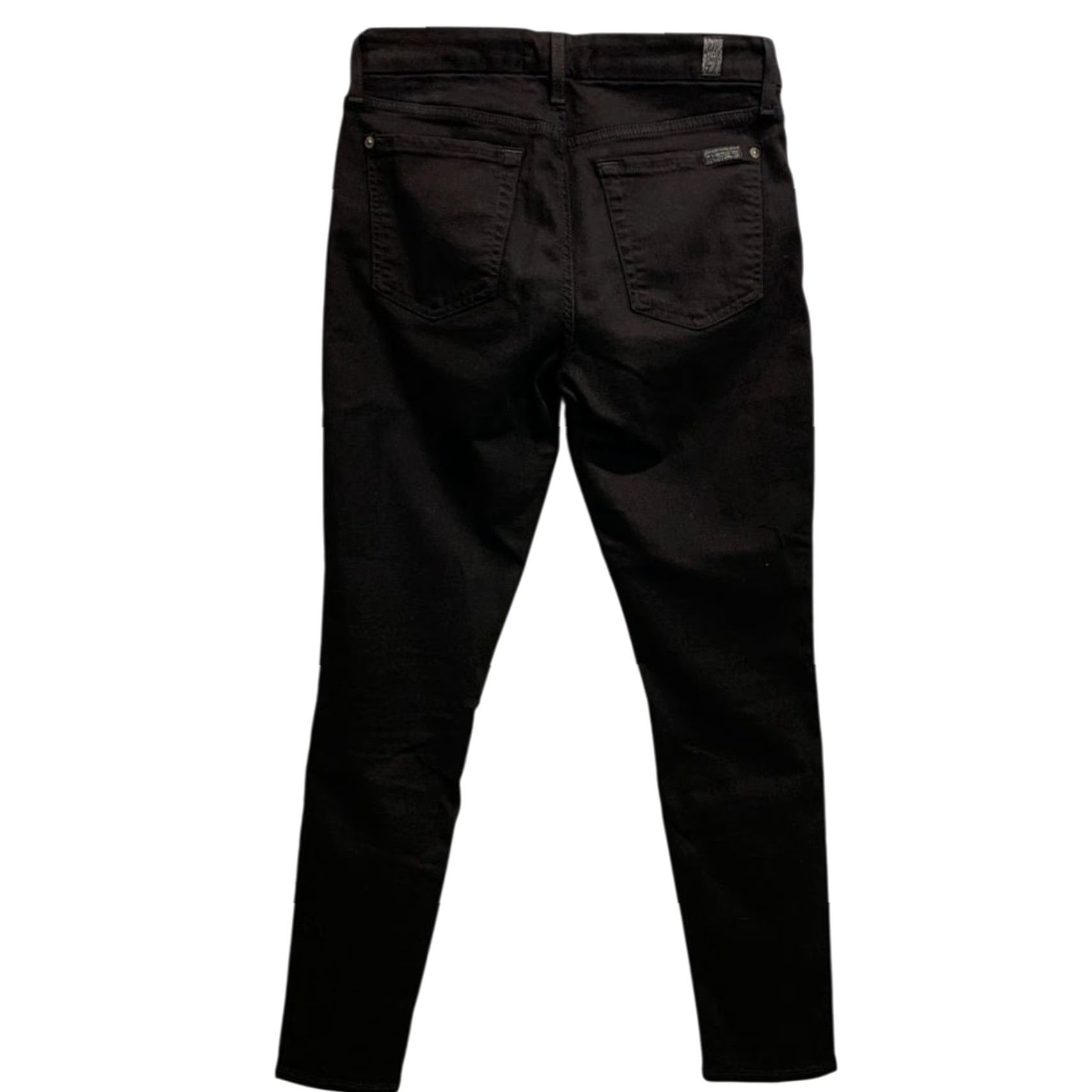 7 For All Mankind 7 For All Mankind Black The Ankle Skinny Jeans Womens Size 27 Size 27" / US 4 / IT 40 - 5 Thumbnail