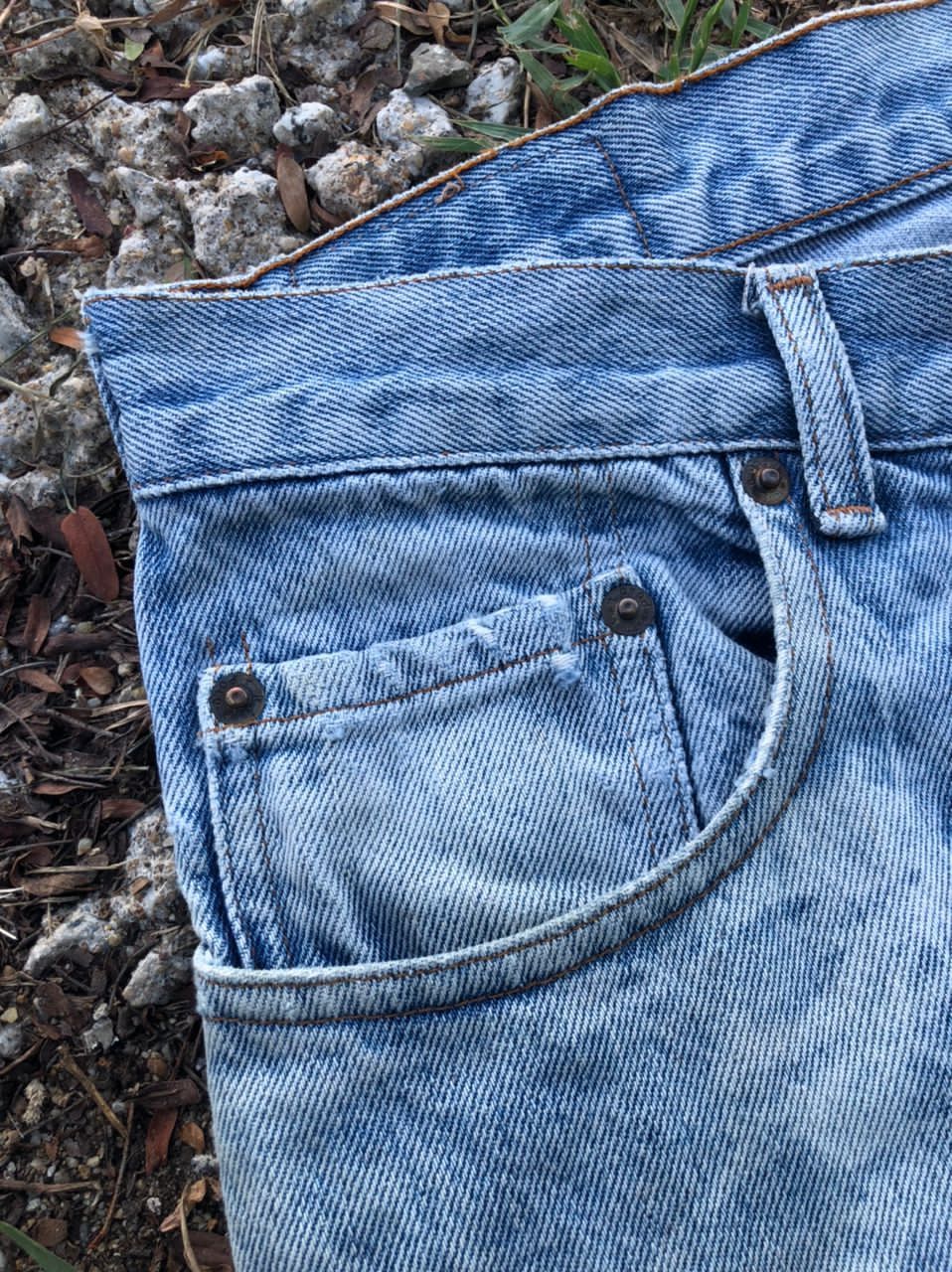 Polo Ralph Lauren × Ralph Lauren Vintage Polo by Ralph Lauren Bleached Denim Jeans Size US 33 - 5 Thumbnail