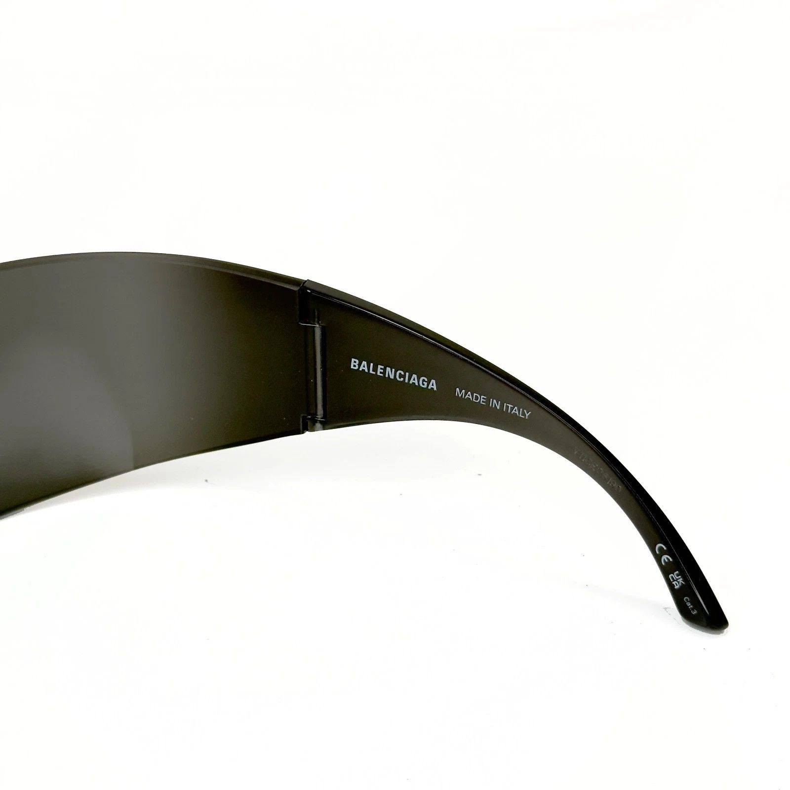 Balenciaga BALENCIAGA BB0299S 0299 PANTHER MASK Wrap Black Bold 001 Size ONE SIZE - 7 Thumbnail