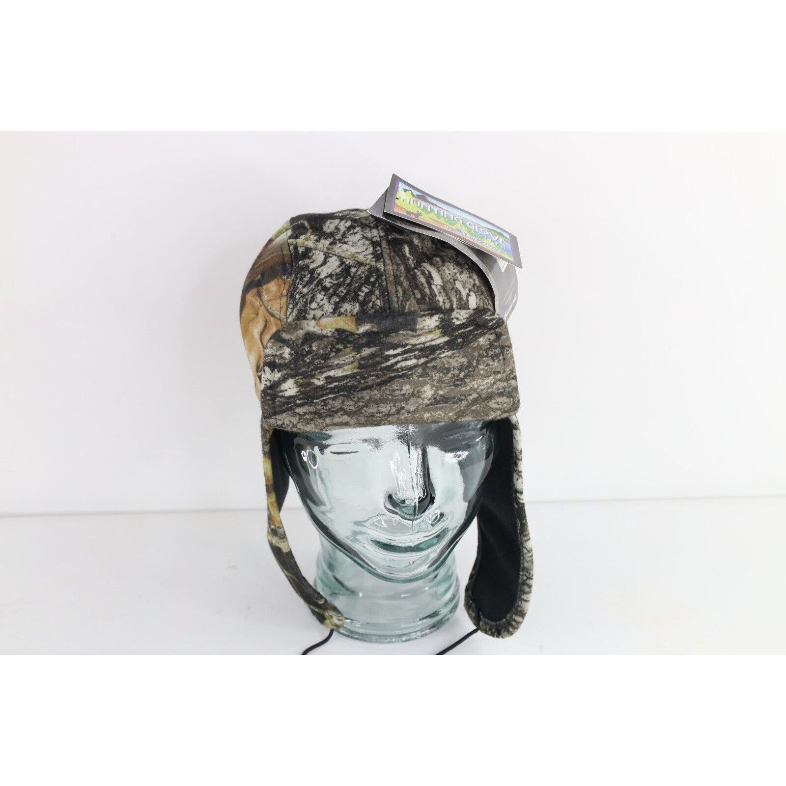 Vintage Deadstock Vintage Y2K 2001 Mossy Oak Camouflage Ear Flap Hat Size ONE SIZE - 2 Thumbnail