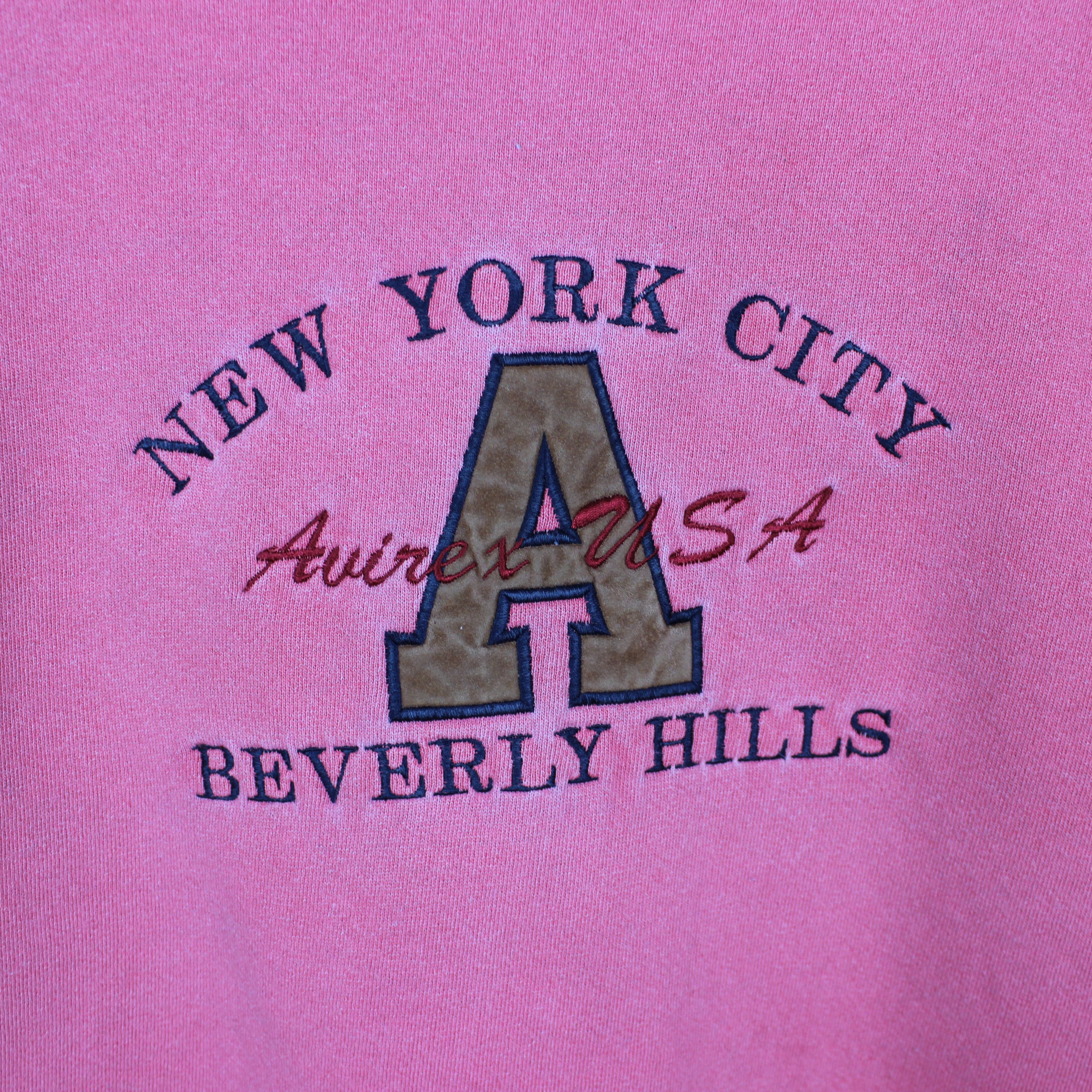 Avirex Avirex sweatshirt men big logo centr Beverly Hils NY Size US L / EU 52-54 / 3 - 2 Thumbnail