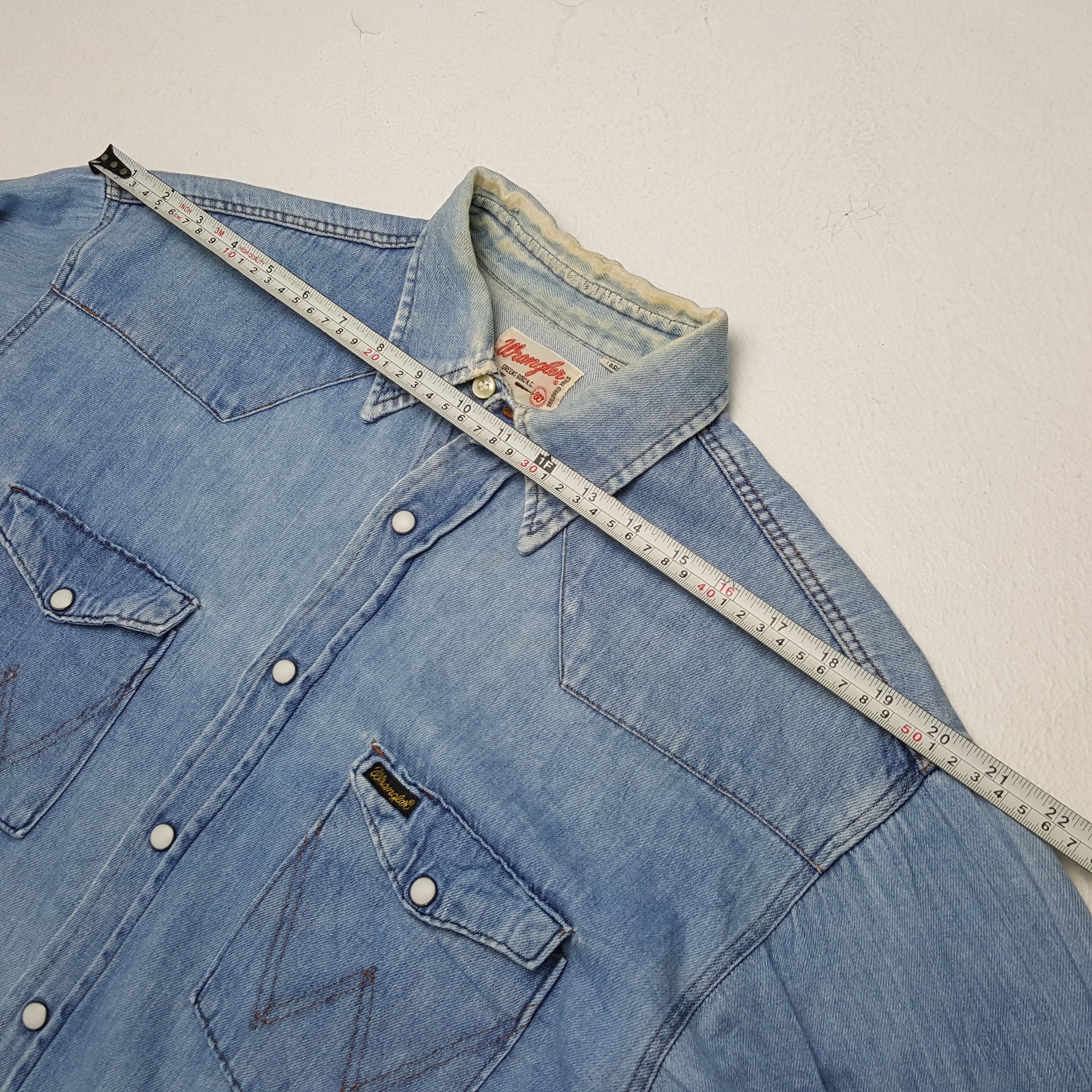 Vintage × Wrangler WRANGLER American Classic Style Casual Shirt Size US L / EU 52-54 / 3 - 4 Thumbnail