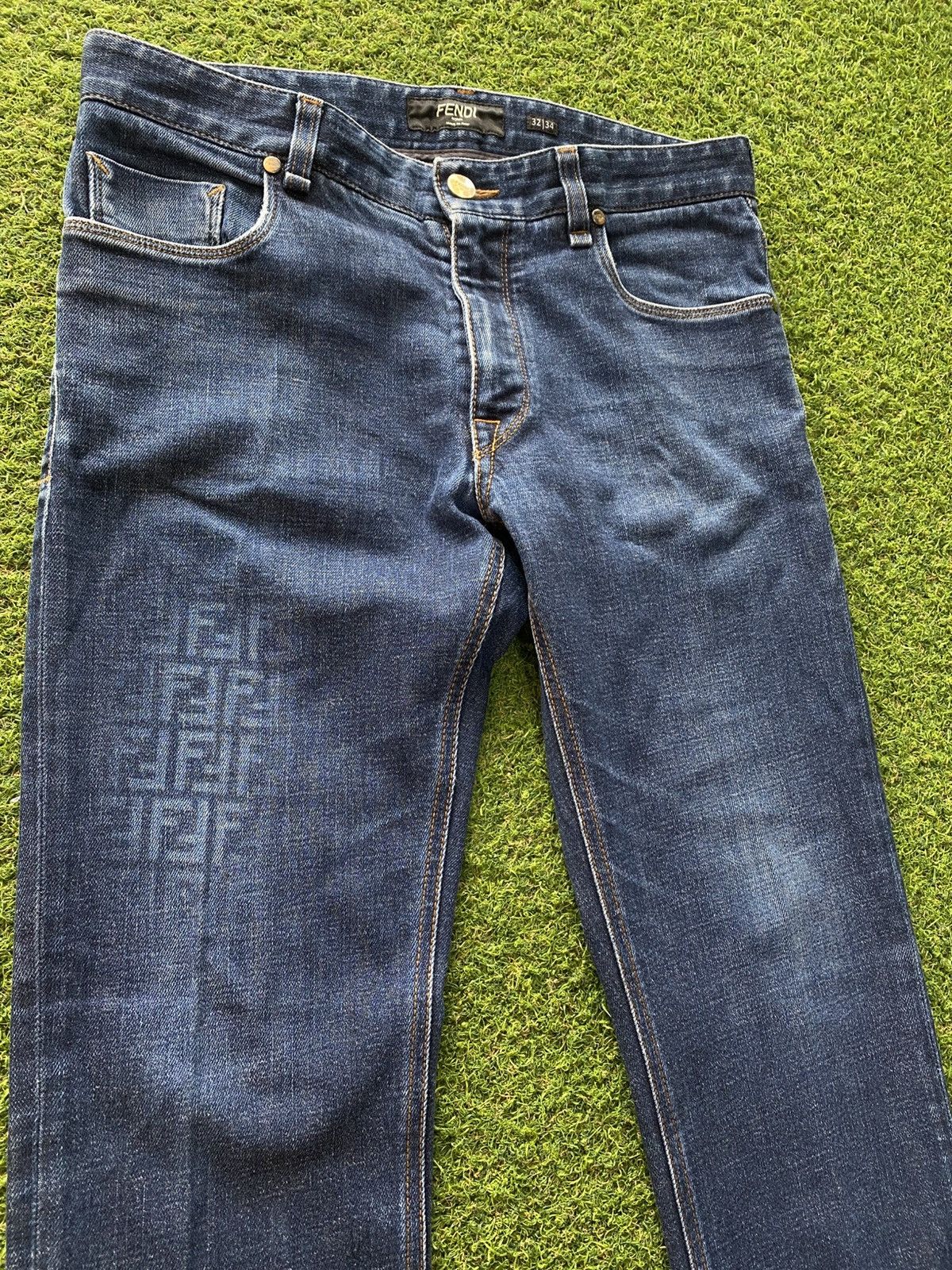 Fendi FENDI ROMA Denim Jeans Size US 32 / EU 48 - 2 Thumbnail