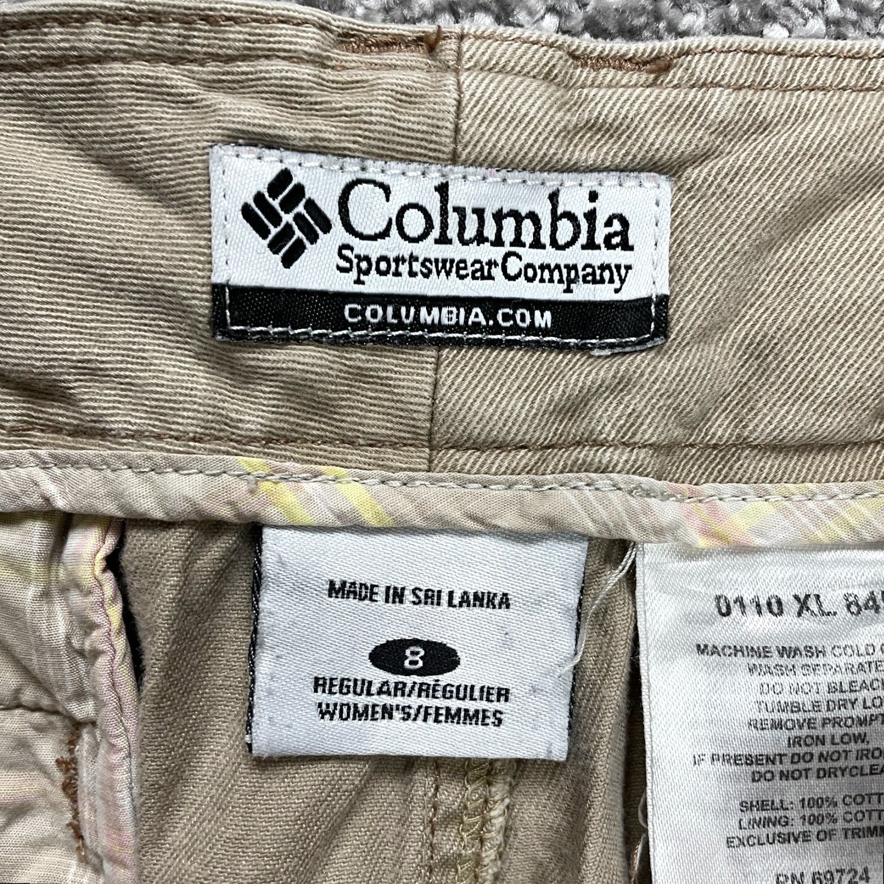 Vintage Columbia Pants Womens 8 Chino Brown Mid Rise Straight Leg Casual Cotton 32x30 Size 30" / US 8 / IT 44 - 5 Thumbnail