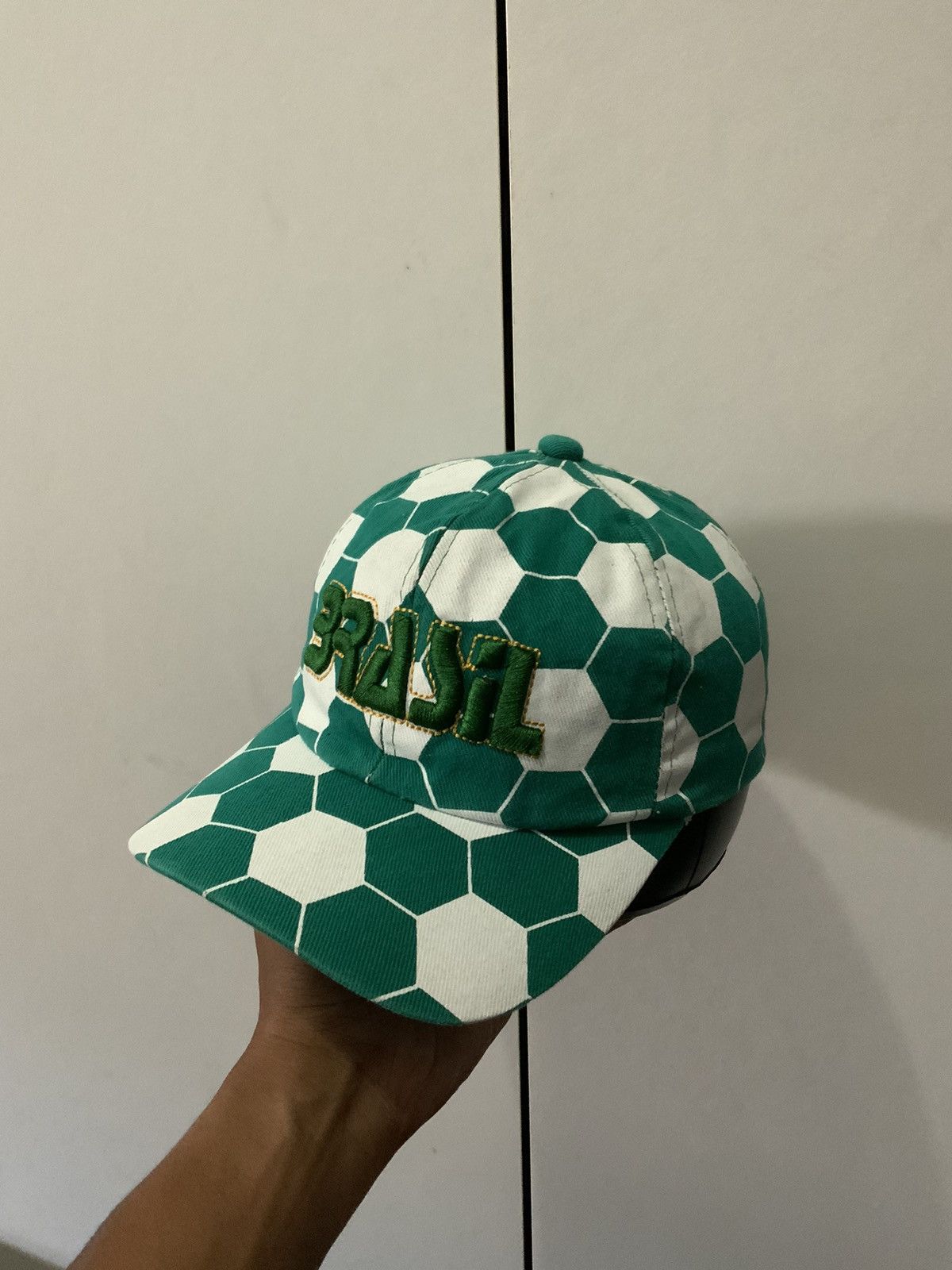 Vintage Brasil Football Hat Cap Size ONE SIZE - 2 Thumbnail
