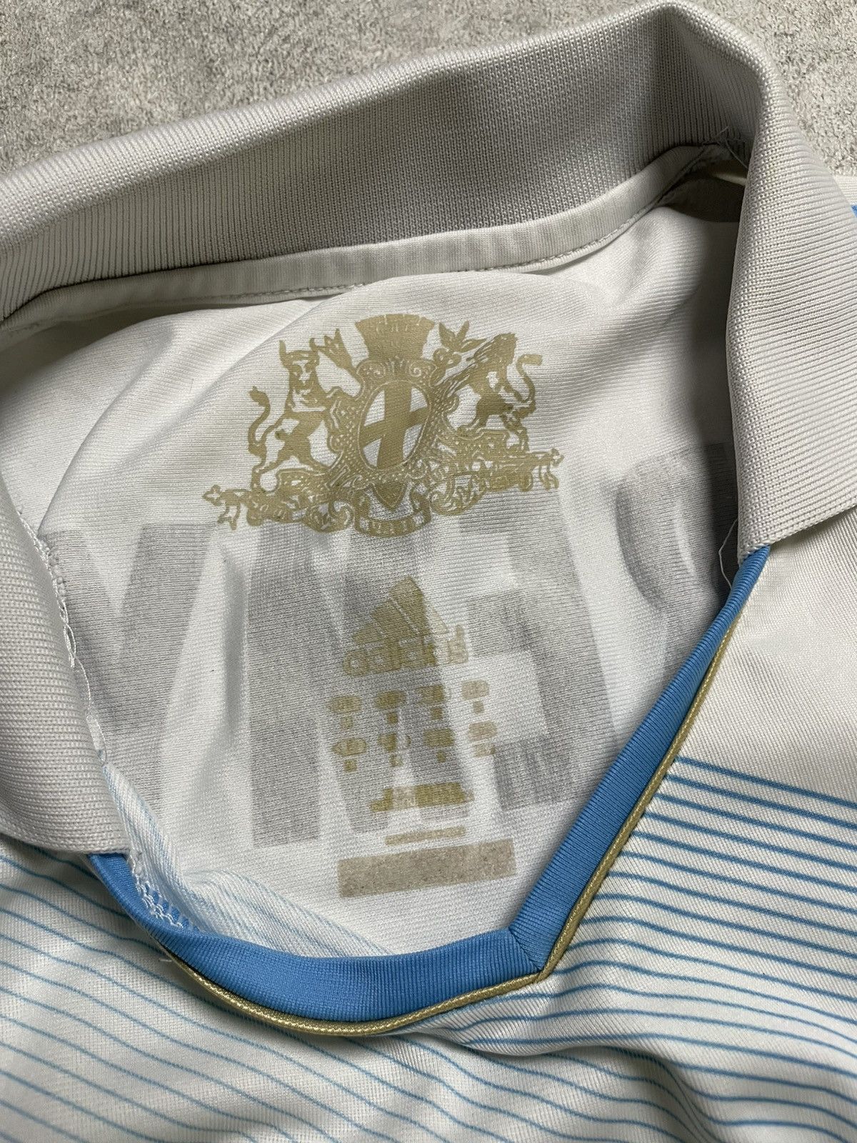 Adidas Olympique Marseille 2010/11 Home Jersey – Rémy SOCCER JERSEY Size US L / EU 52-54 / 3 - 7 Thumbnail