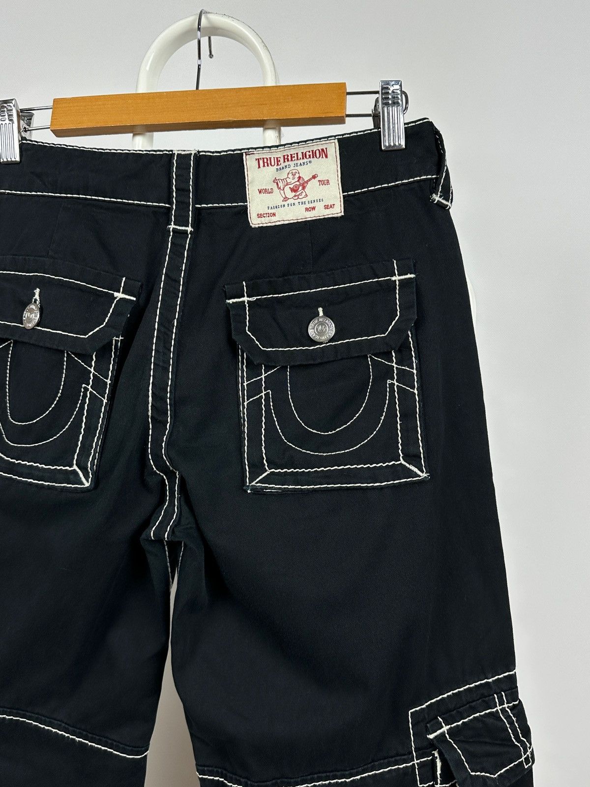 Japanese Brand True Religion Low Rise Baggy Cargo Pants Size US 28 / EU 44 - 15 Thumbnail