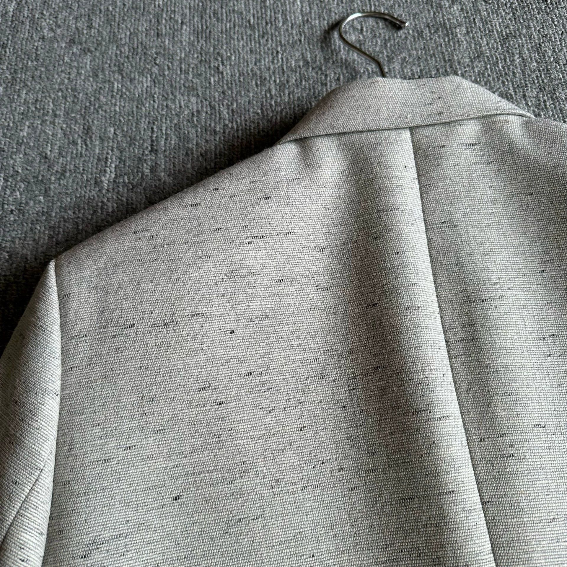 Dior dior gray wool suit with snowflake texture Size US M / EU 48-50 / 2 - 5 Thumbnail