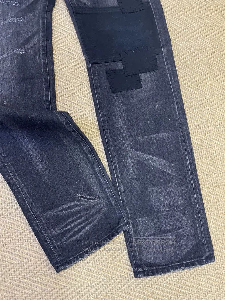 Neighborhood Neighborhood size M Black Soul Cow King Knitted Patch Jean Size US 27 - 8 Thumbnail