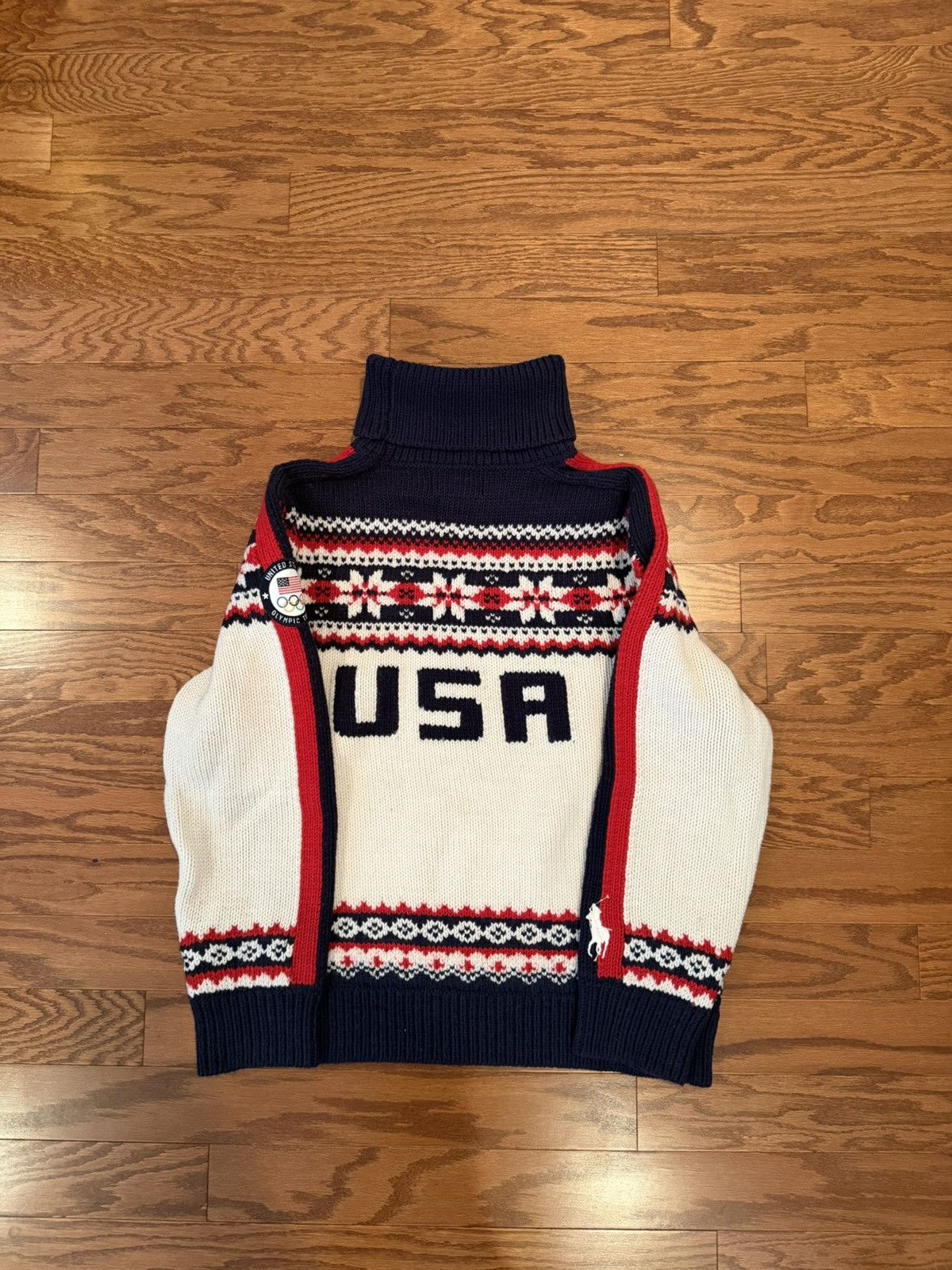 Polo Ralph Lauren Ralph Lauren Team USA Opening Ceremony 2026 Olympics Sweater Size L / US 10 / IT 46 - 3 Thumbnail
