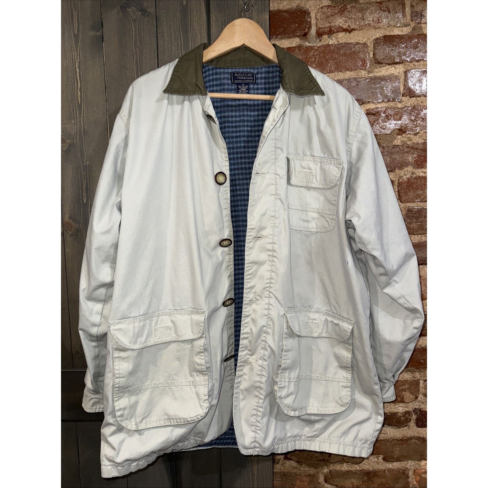 Other American Outpost Jacket Sz M Khaki Canvas Lined Chore Barn Size US M / EU 48-50 / 2 - 1 Thumbnail