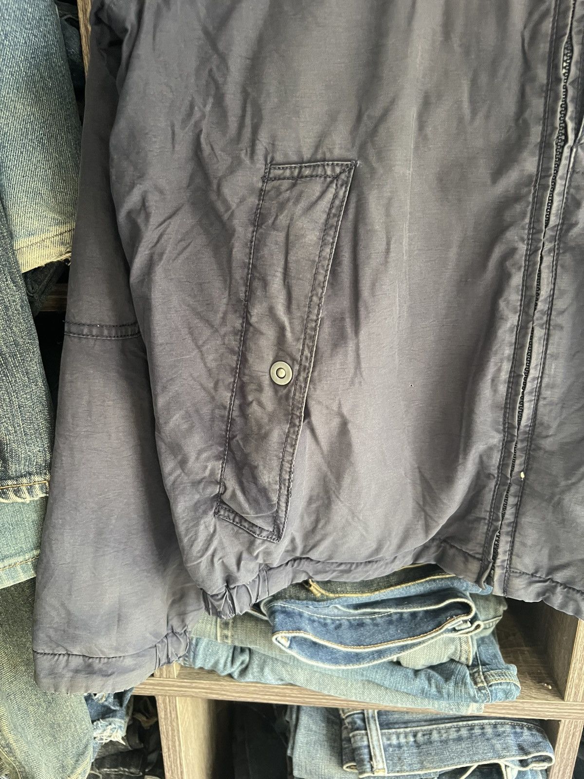 Marks & Spencer 🔥Rare Marks & Spencer Distressed Reversible Zipper Jacket Size US M / EU 48-50 / 2 - 7 Thumbnail