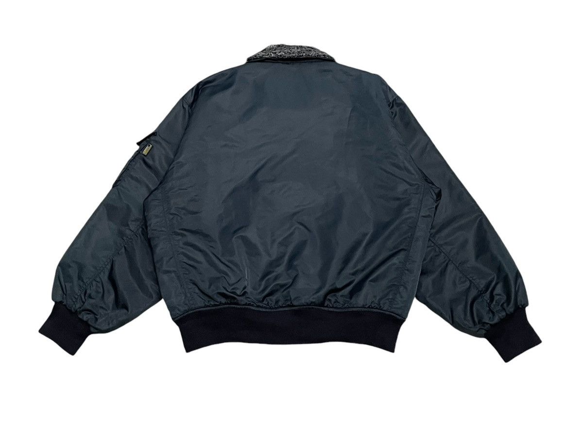 Vintage Rare Design Vintage Navy Teagles Fighters Fur Jacket 1980s Size US XL / EU 56 / 4 - 2 Thumbnail