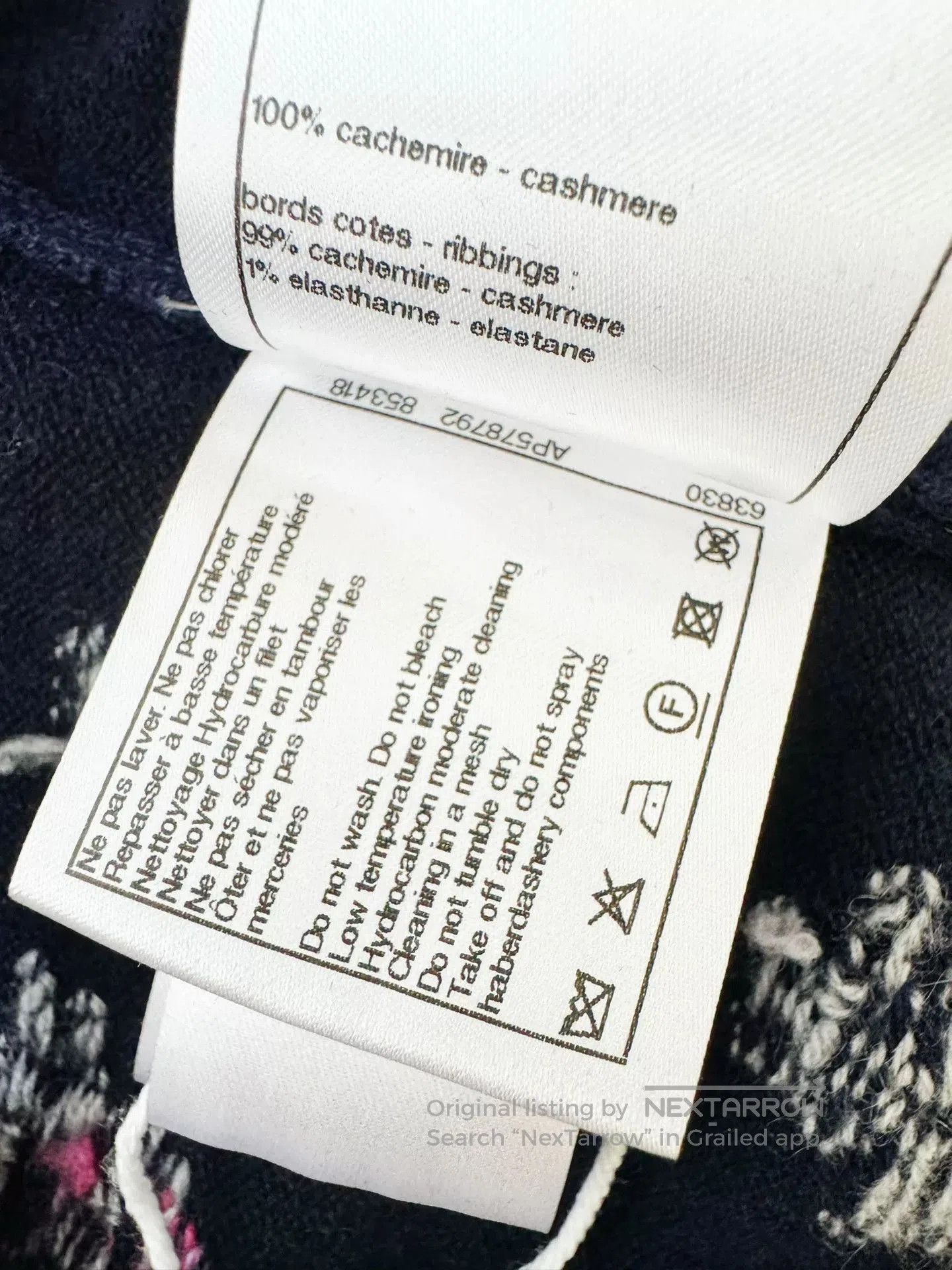 Chanel Chanel 22K Floral Cashmere Cardigan. Size US S / EU 44-46 / 1 - 7 Thumbnail
