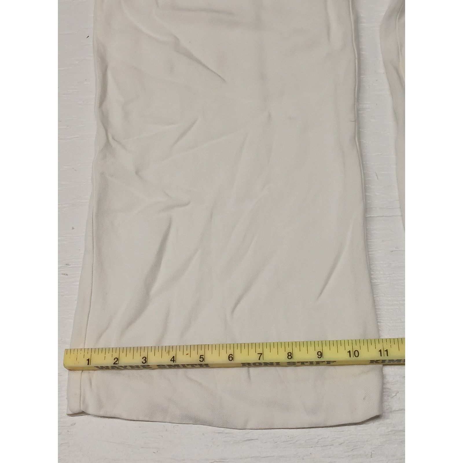 Worthington Worthington (Small) Wide Leg White Relaxed Loose Pants Size 28" / US 6 / IT 42 - 2 Thumbnail
