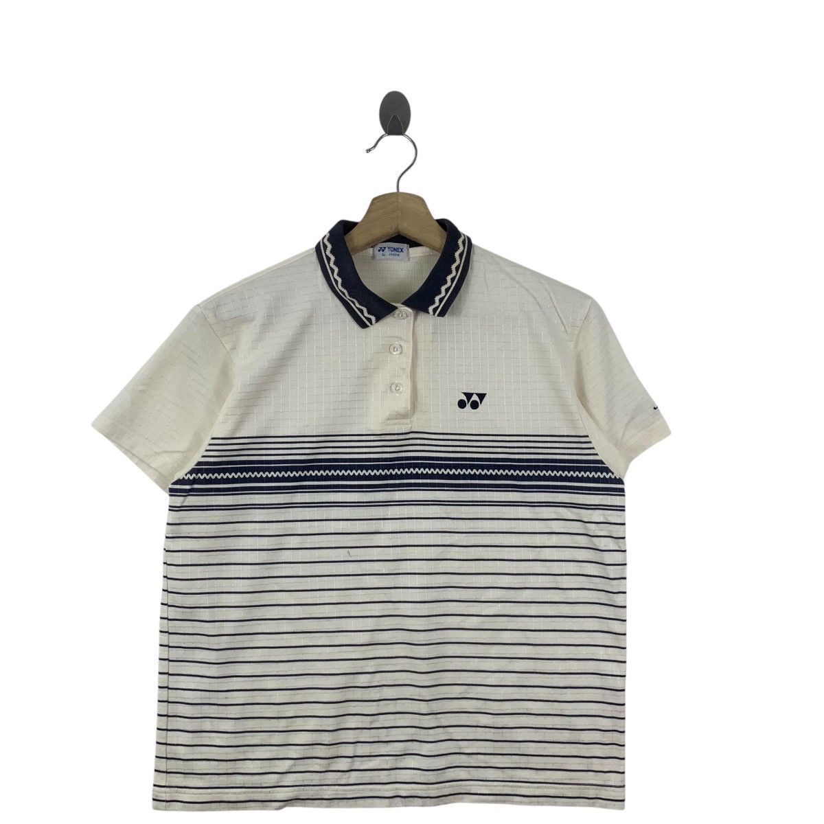 Issey Miyake Vintage ISSEY MIYAKE x YONEX JAPAN Collection Polo Tee Size L / US 10 / IT 46 - 4 Thumbnail
