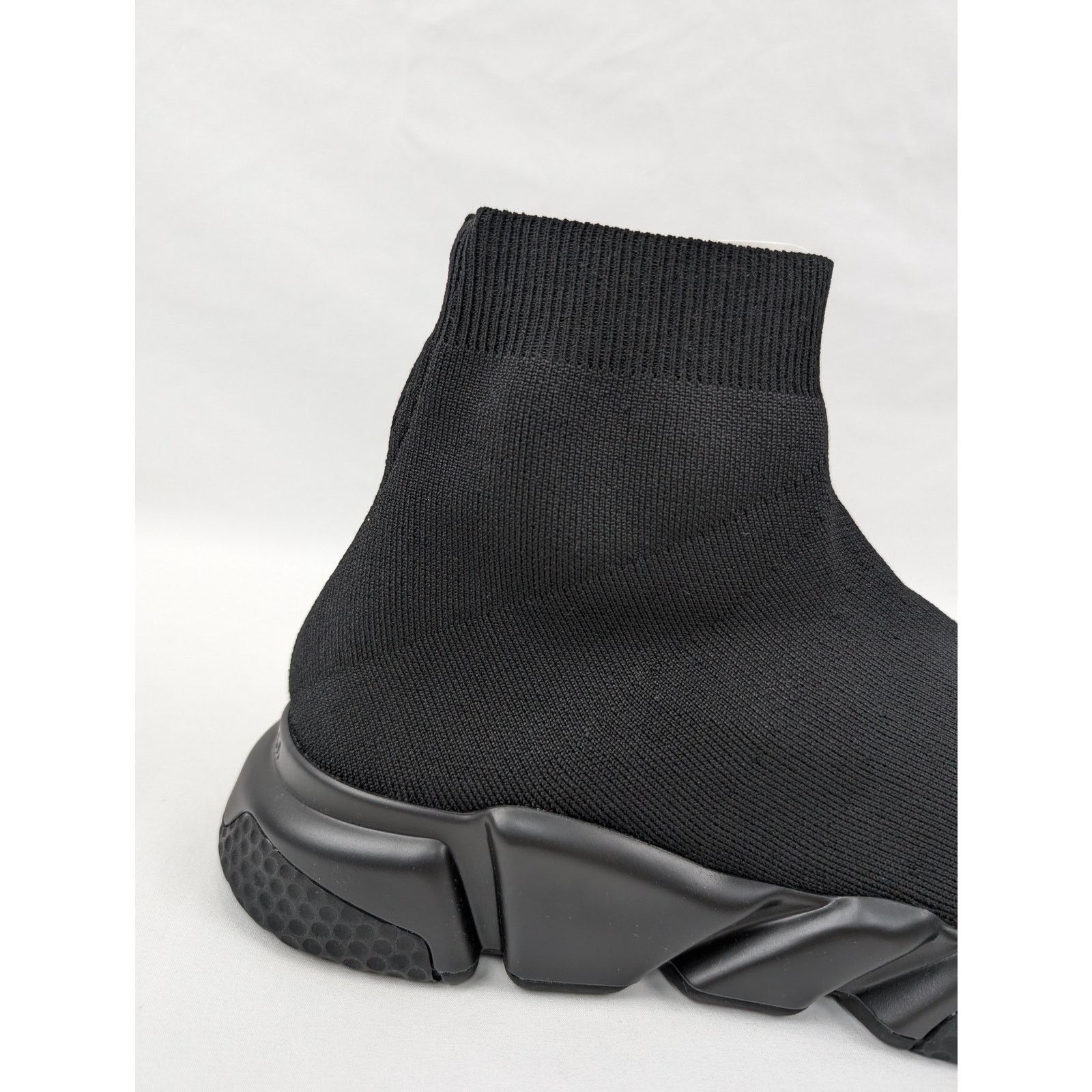 Balenciaga o1rshd1 Q:2 / New Rec.Knit Speed LT Sneakers in Black Size US 13 / EU 46 - 4 Thumbnail