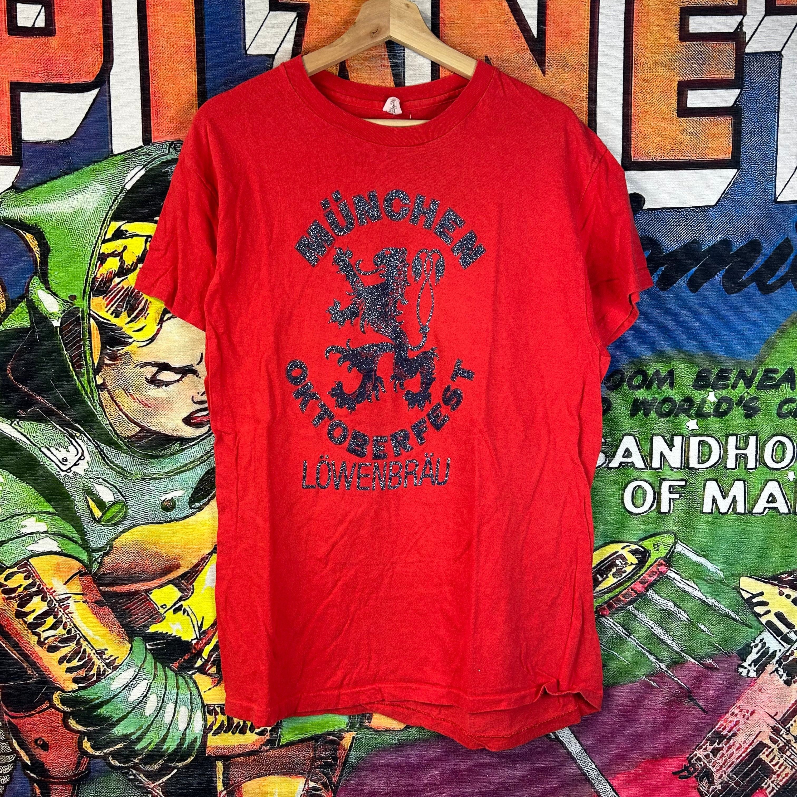 Vintage Vintage 90s München Oktoberfest Tee Size Large Size US L / EU 52-54 / 3 - 1 Thumbnail