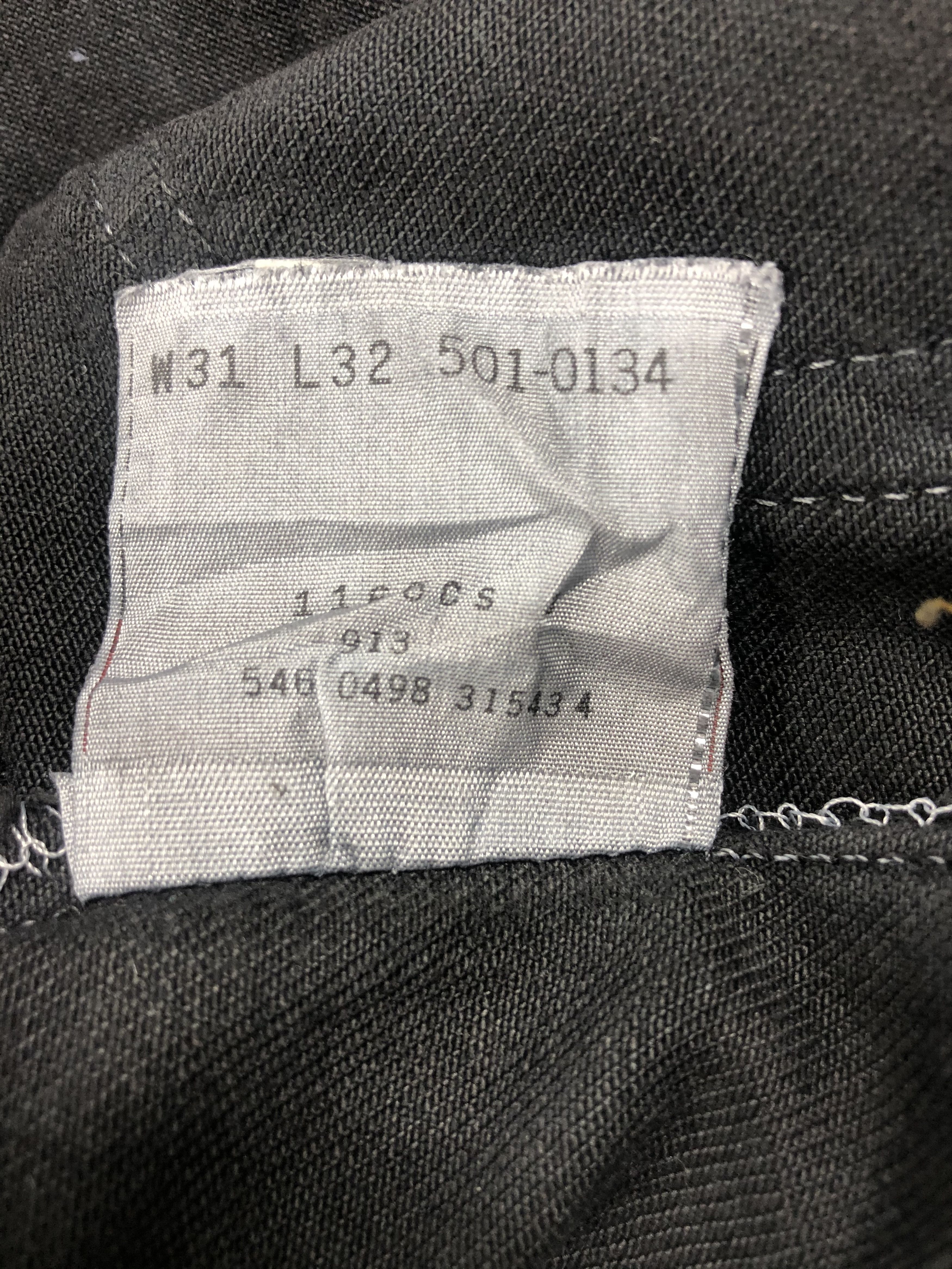 Levi's 90s Vintage Levi's 501 USA Black Jeans 30x32 Denim -JN1117 Size US 30 / EU 46 - 9 Thumbnail