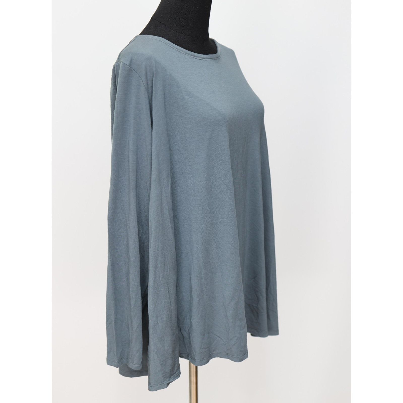 Eileen Fisher EILEEN FISHER Jersey Crew Neck Long Sleeve Tunic Top Size XL Size XL / US 12-14 / IT 48-50 - 3 Thumbnail