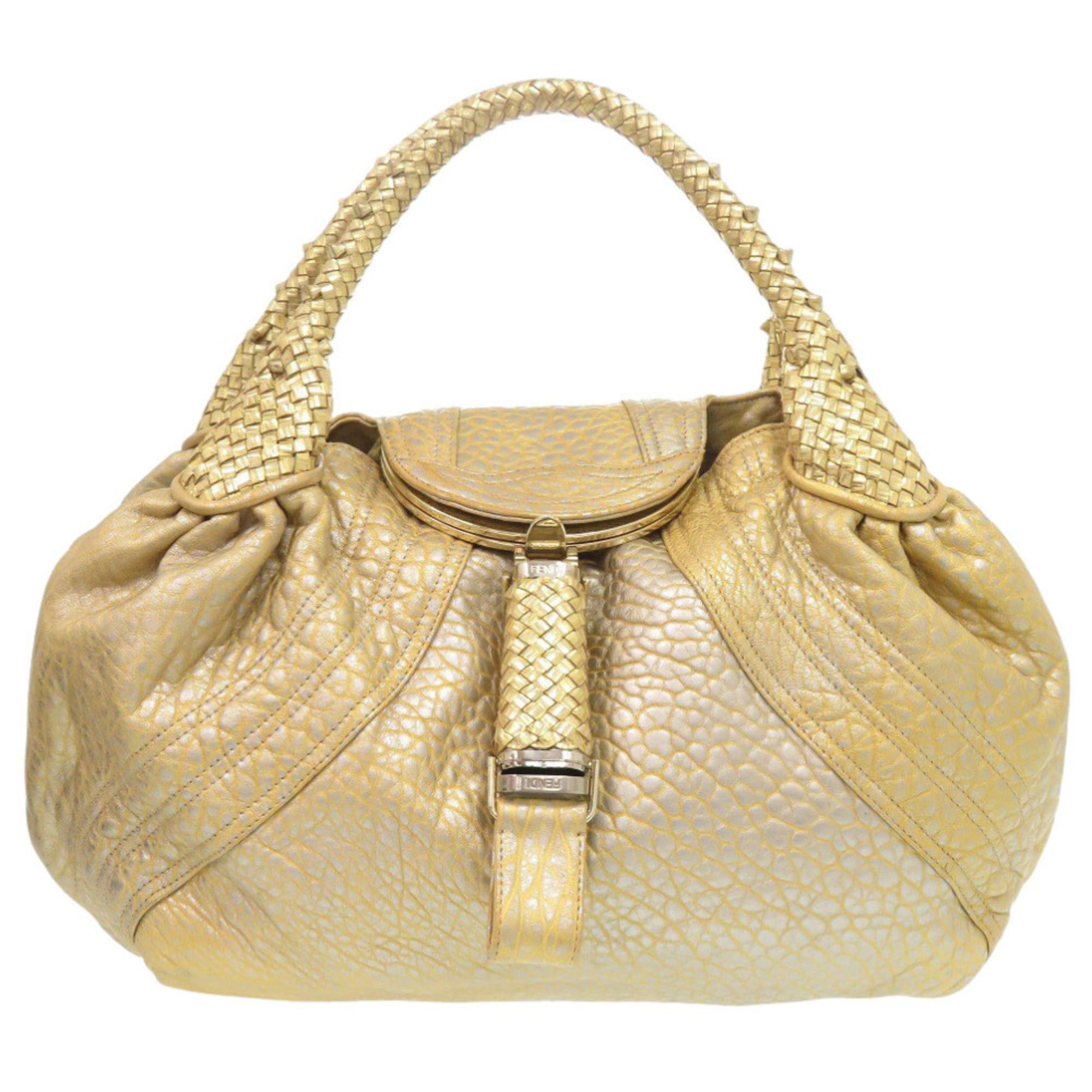 Fendi Fendi Spy Bag Leather Gold Handbag 1239 FENDI Size ONE SIZE - 1 Thumbnail