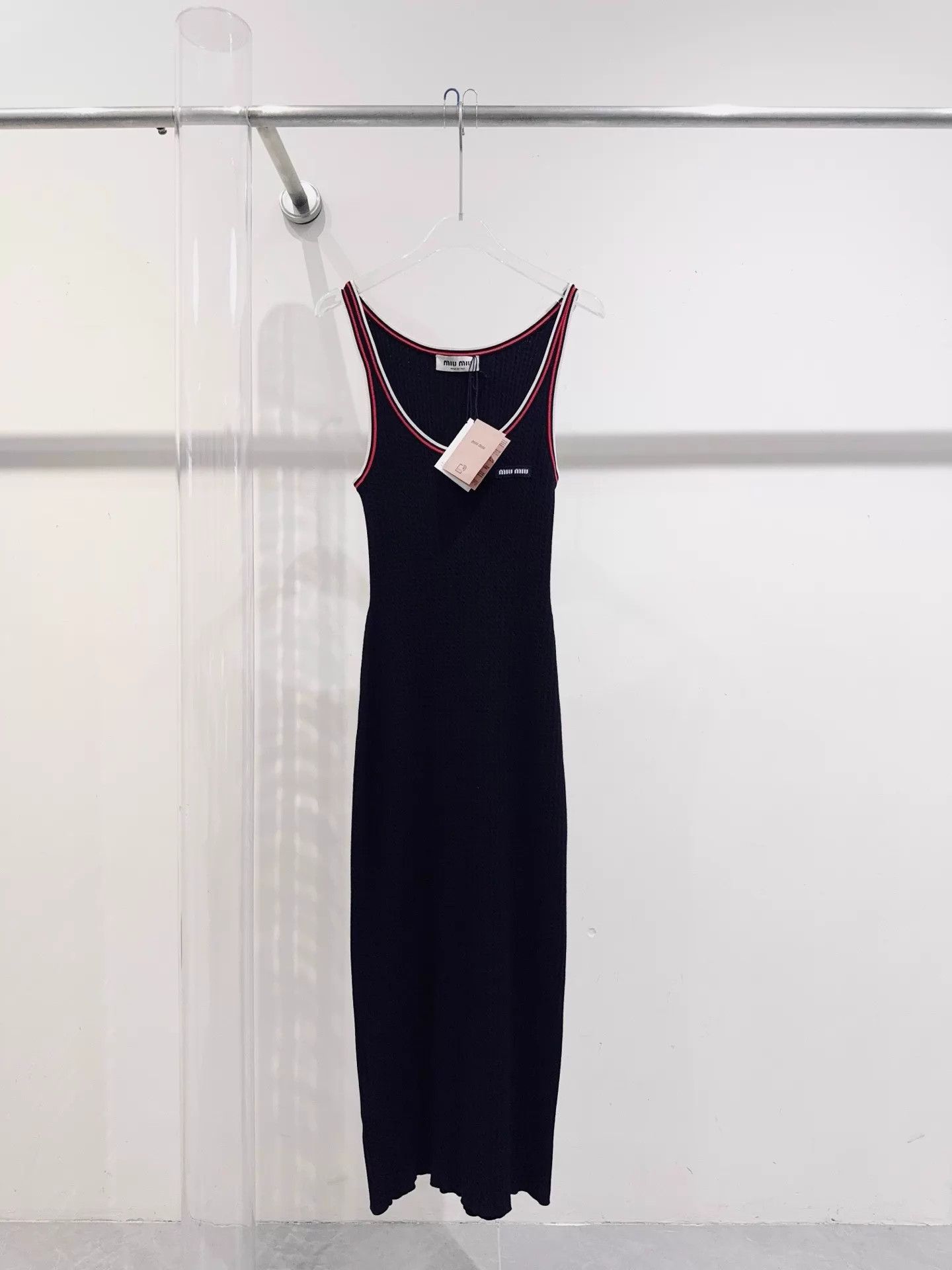 Miu Miu MIU MIU 40 Slim Fit Knit Dress Bodycon Size S / US 4 / IT 40 - 1 Thumbnail
