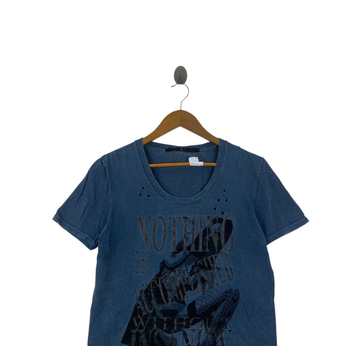 Other JIN CO JAPAN Insanity Distress Design Pure Natural Indigo Size S / US 4 / IT 40 - 2 Thumbnail