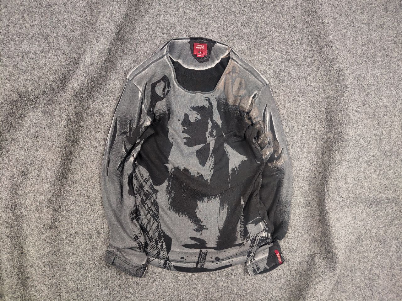 Miss Sixty Archive Miss Sixty Vintage All Print Long sleeve Top Y2K Size S / US 4 / IT 40 - 1 Thumbnail