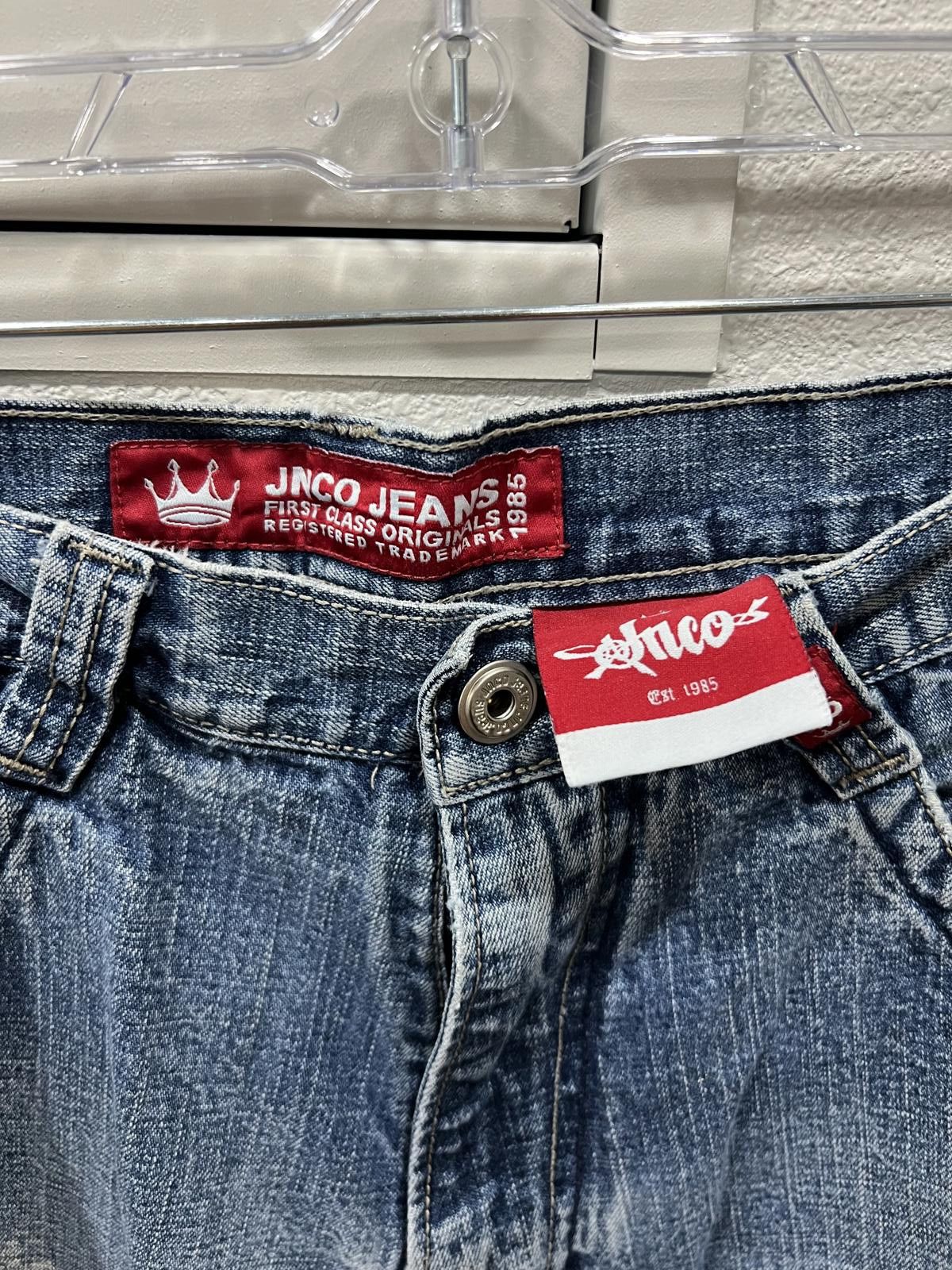 JNCO Y2K JNCO Skull Jorts Size US 34 / EU 50 - 3 Thumbnail