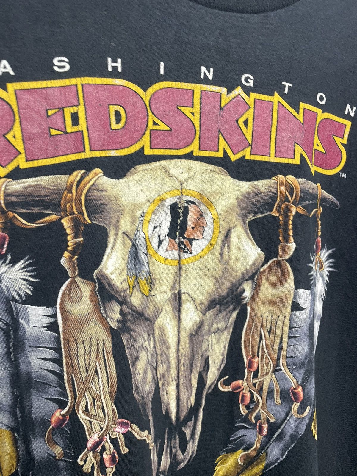 NFL × Vintage Washington Redskins Vintage T Shirt 1991 NFL 90's Size US S / EU 44-46 / 1 - 6 Thumbnail