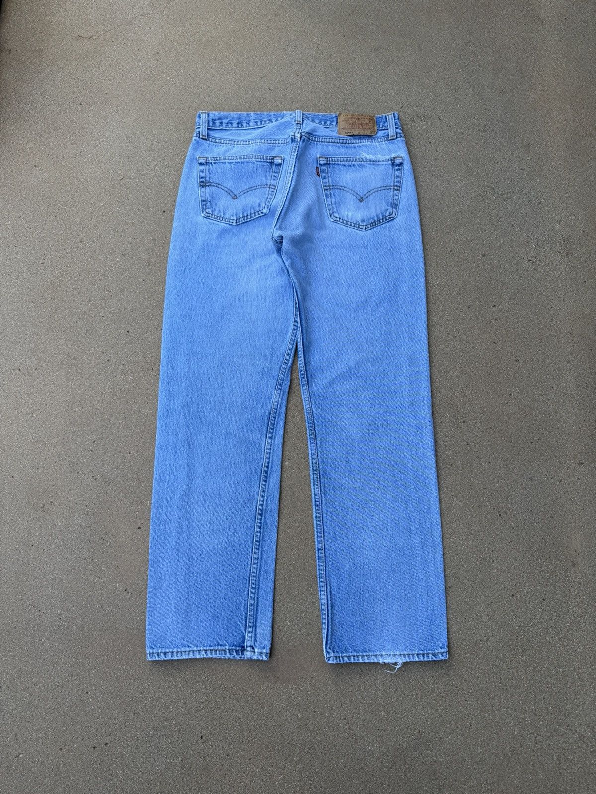 Levi's Vintage 90s Levi’s 501xx Buttonfly Straight Leg Jeans 32x30 Size US 32 / EU 48 - 2 Thumbnail