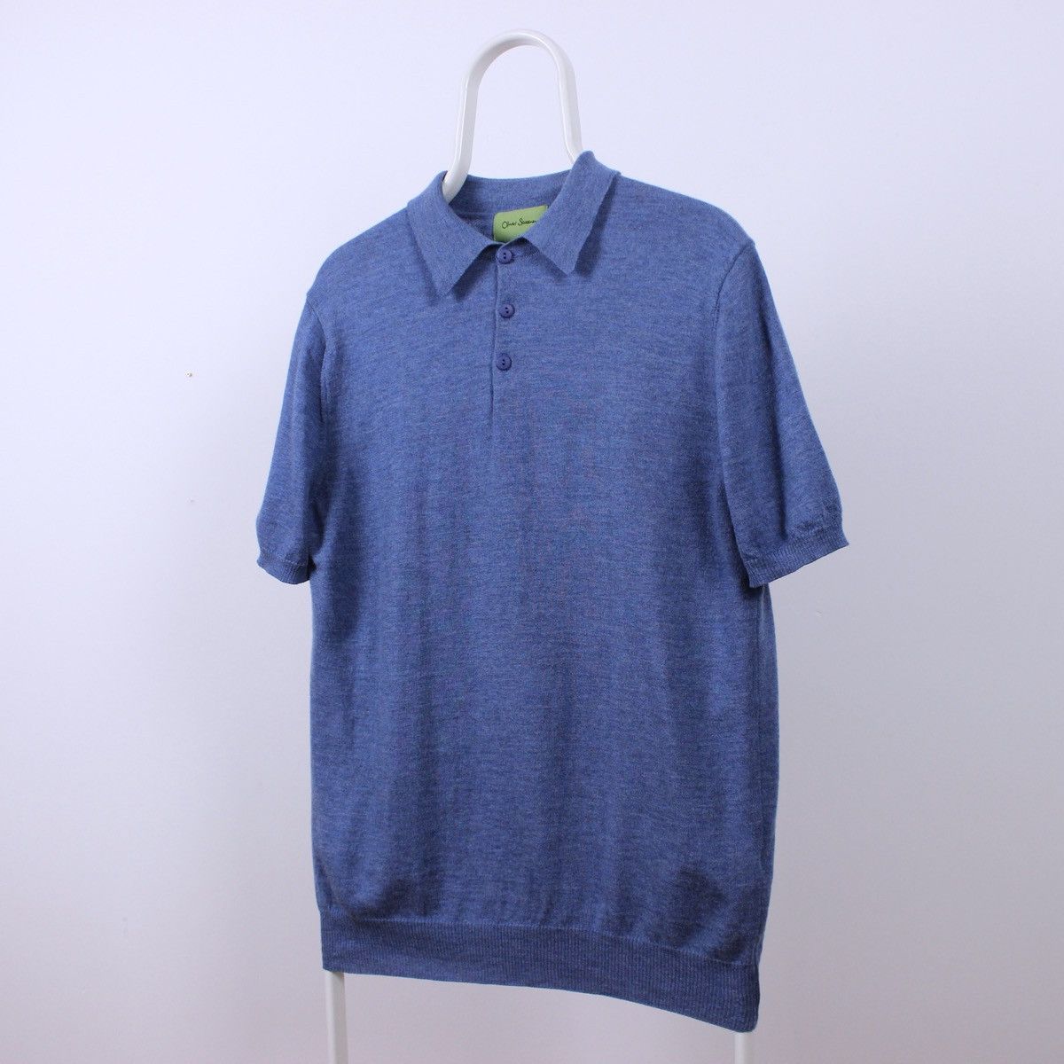 Oliver Sweeney Oliwer Sweeney Wool Polo Short Sleeve Size US L / EU 52-54 / 3 - 2 Thumbnail
