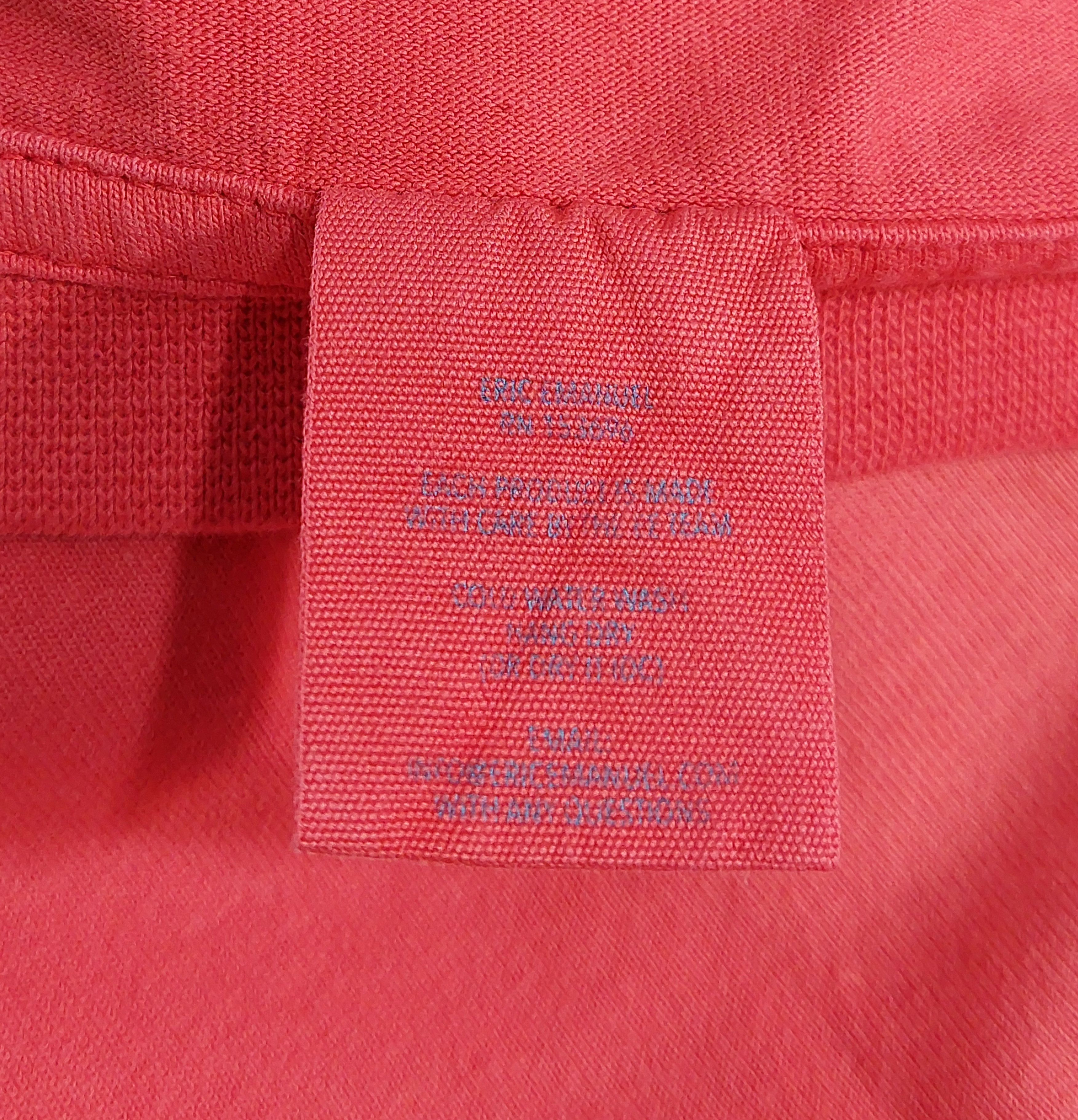 Eric Emanuel EE college UCONN tshirt - washed red XL Size US XL / EU 56 / 4 - 4 Thumbnail