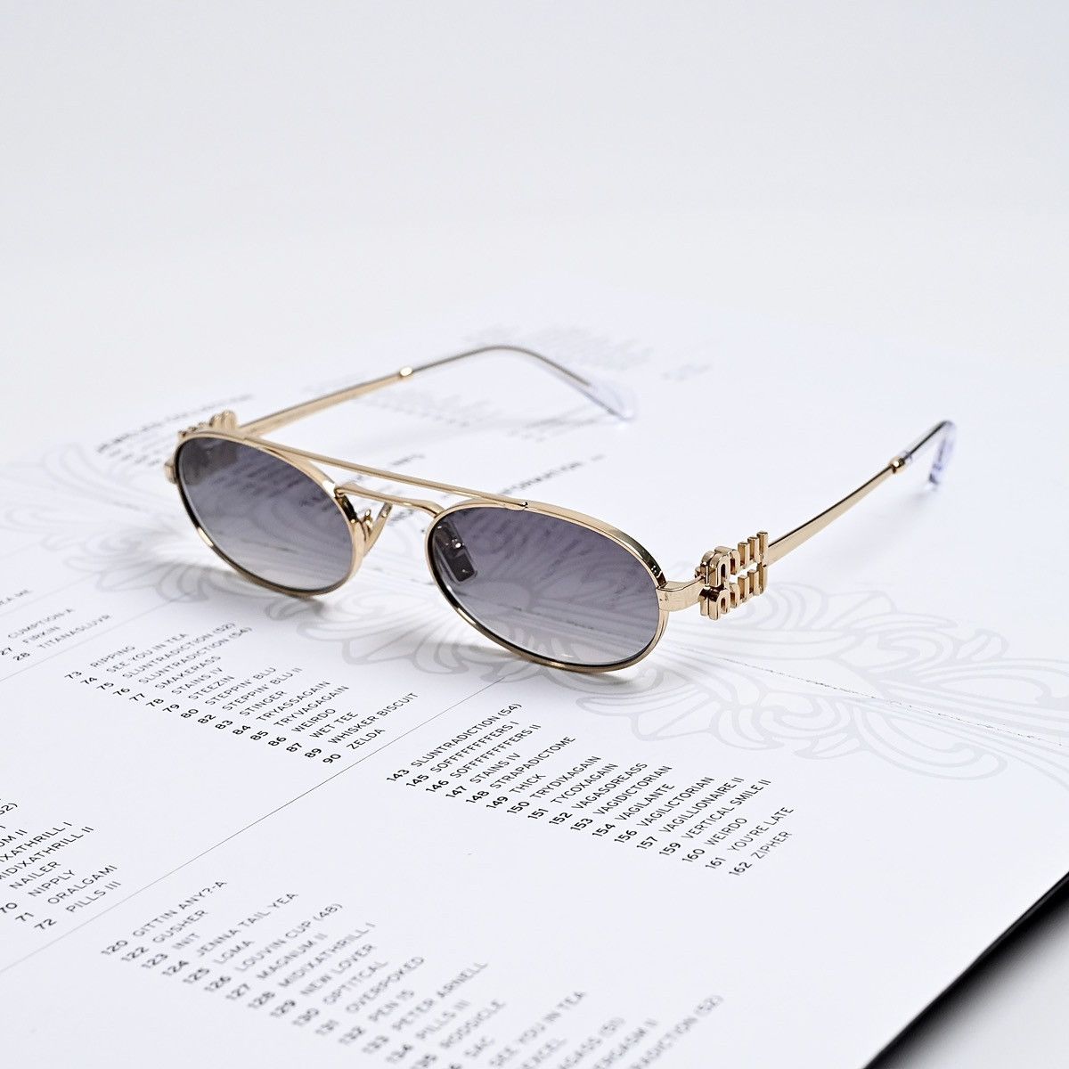 Miu Miu MIU MIU 0MU 54ZS SUNGLASSES Size ONE SIZE - 1 Thumbnail