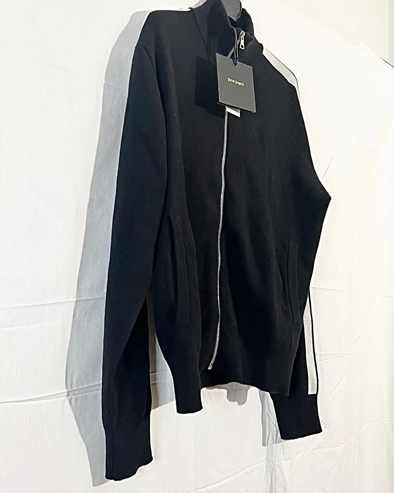Palm Angels Pure Cashmere Sweatshirt Zipped Side Stripes Size US M / EU 48-50 / 2 - 4 Thumbnail