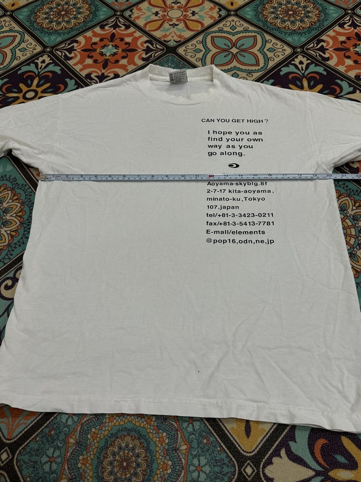 Other Vintage Statement “Can u Get High” Tee Size US L / EU 52-54 / 3 - 3 Thumbnail