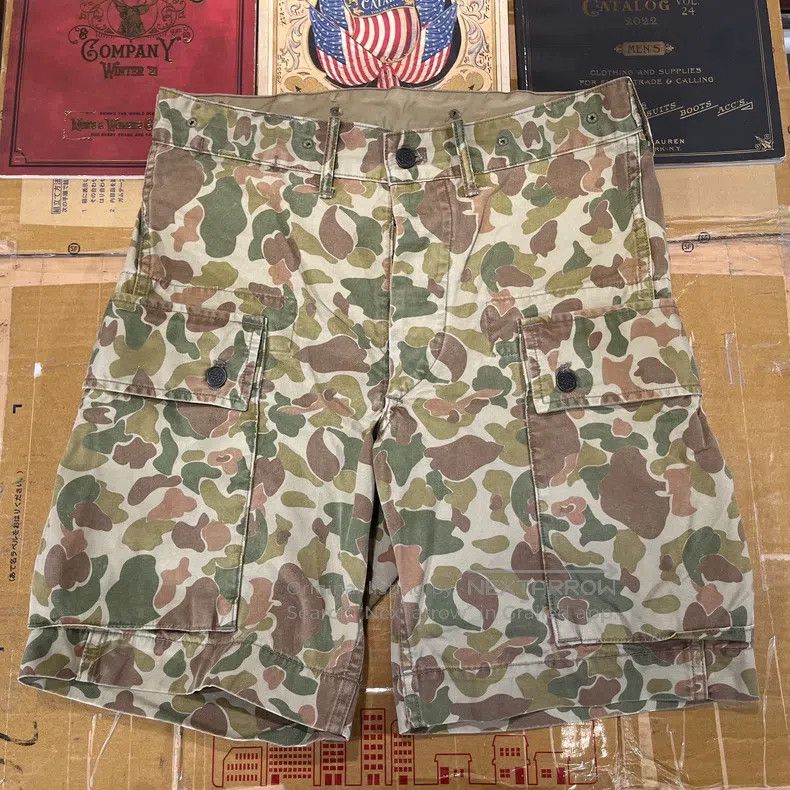 RRL Ralph Lauren RRL Ralph Lauren Old camouflage shorts Size US 32 / EU 48 - 1 Thumbnail