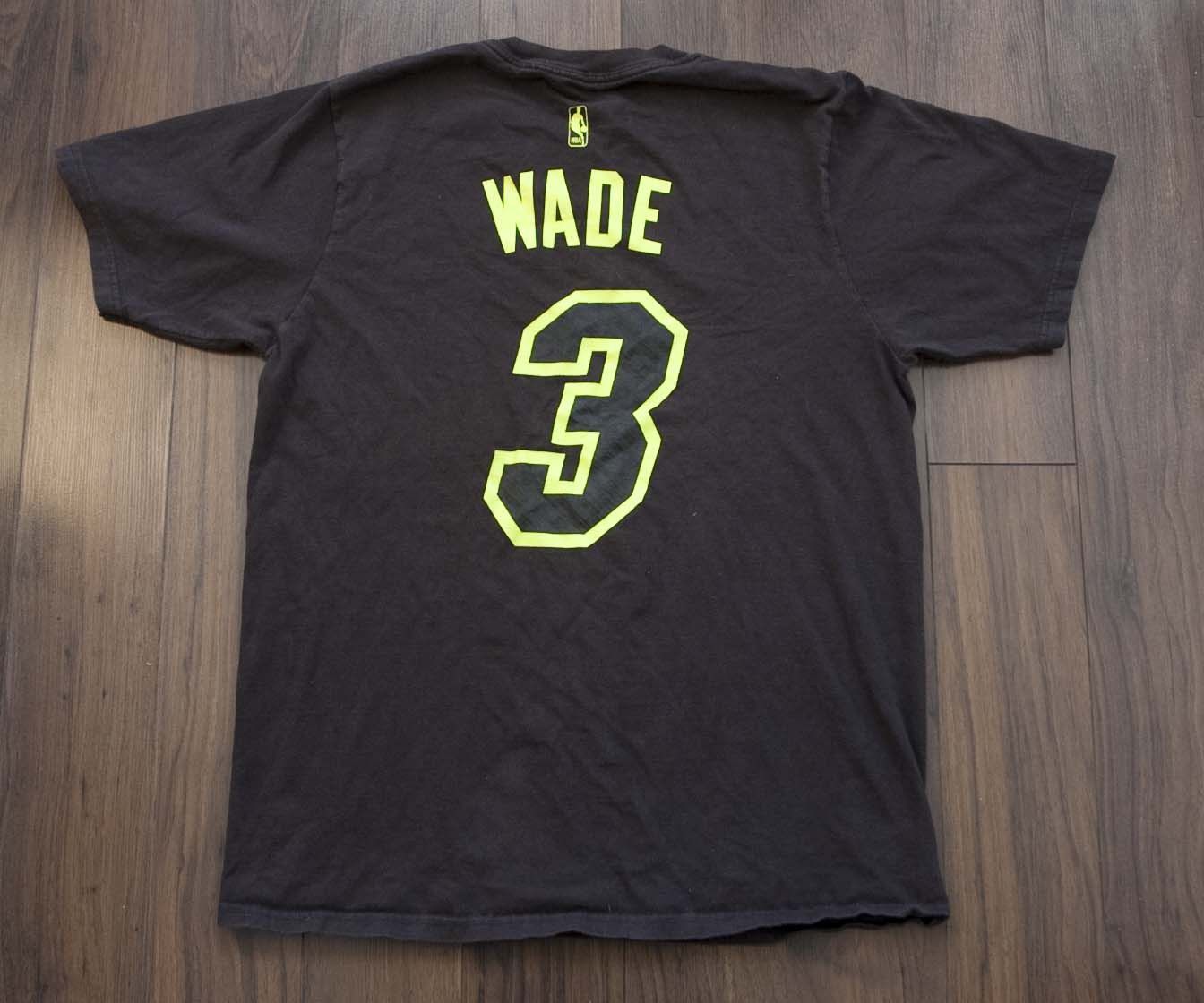 Adidas Dwayne Wade T Shirt Miami Heat Size M Adidas Black Size US M / EU 48-50 / 2 - 1 Thumbnail