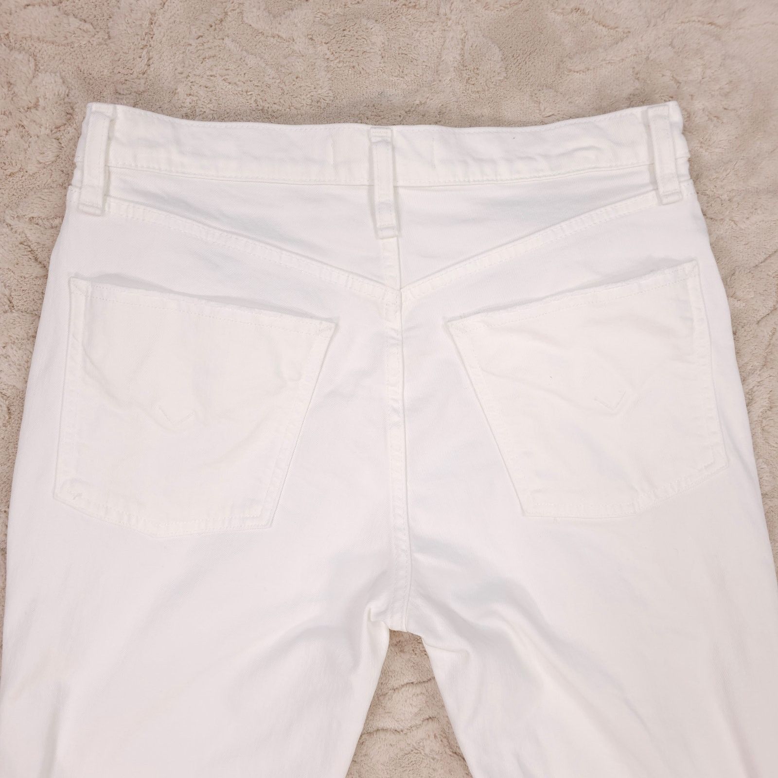 Hudson Hudson Thalia 90's Loose Fit Jean White Sz 26 Size 26" / US 2 / IT 38 - 10 Thumbnail